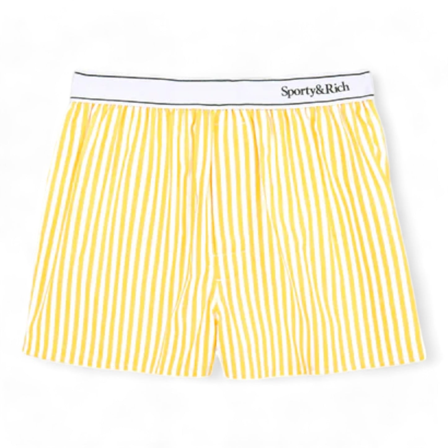 SPORTY & RICH SERIF LOGO BOXER SHORTS