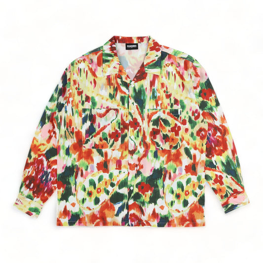 PLEASURES TRIP LONG SLEEVE BUTTON DOWN