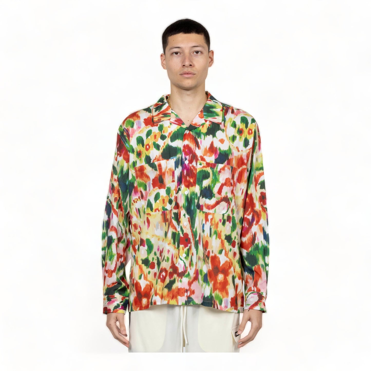 PLEASURES TRIP LONG SLEEVE BUTTON DOWN