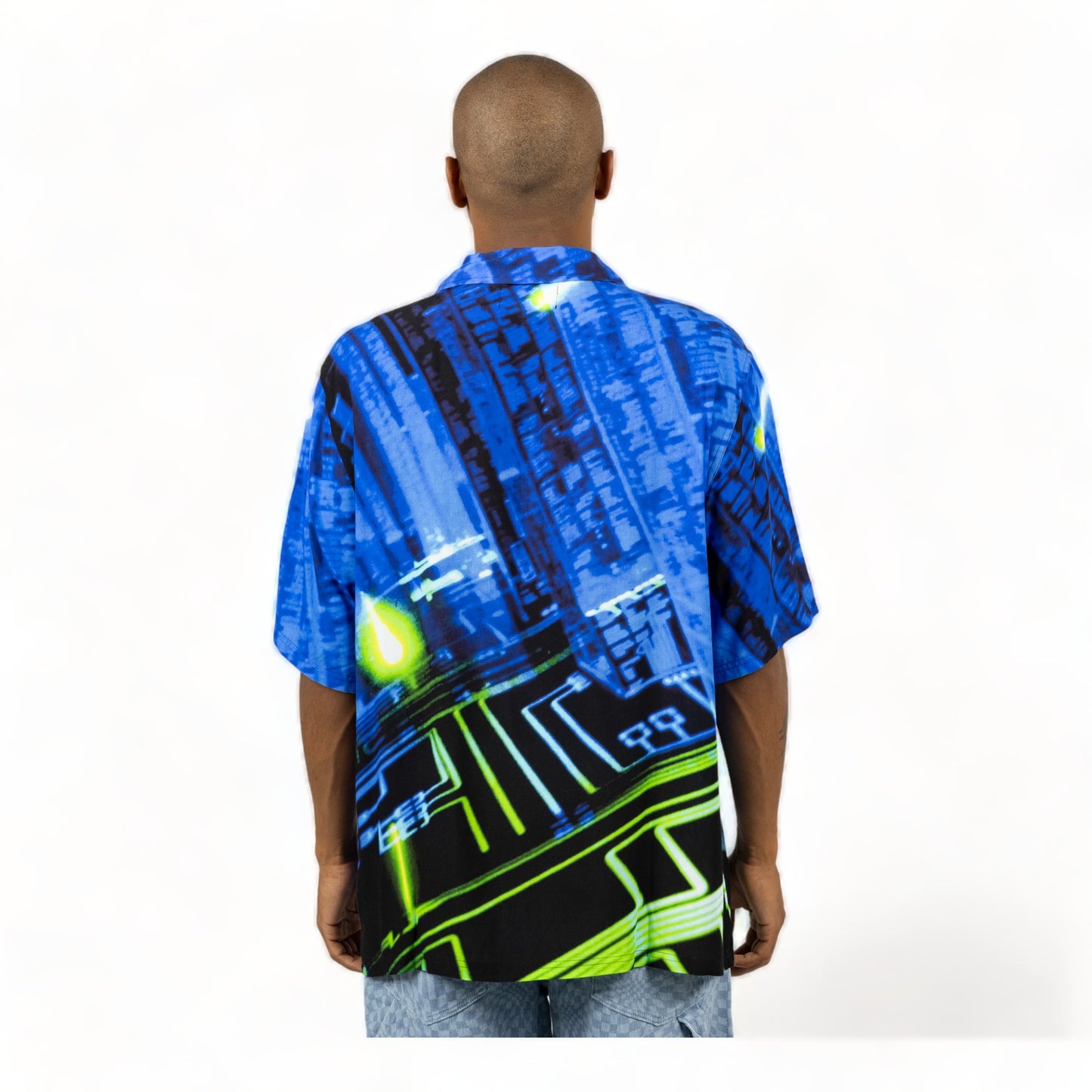 PLEASURES VIRUS RAYON BUTTON DOWN