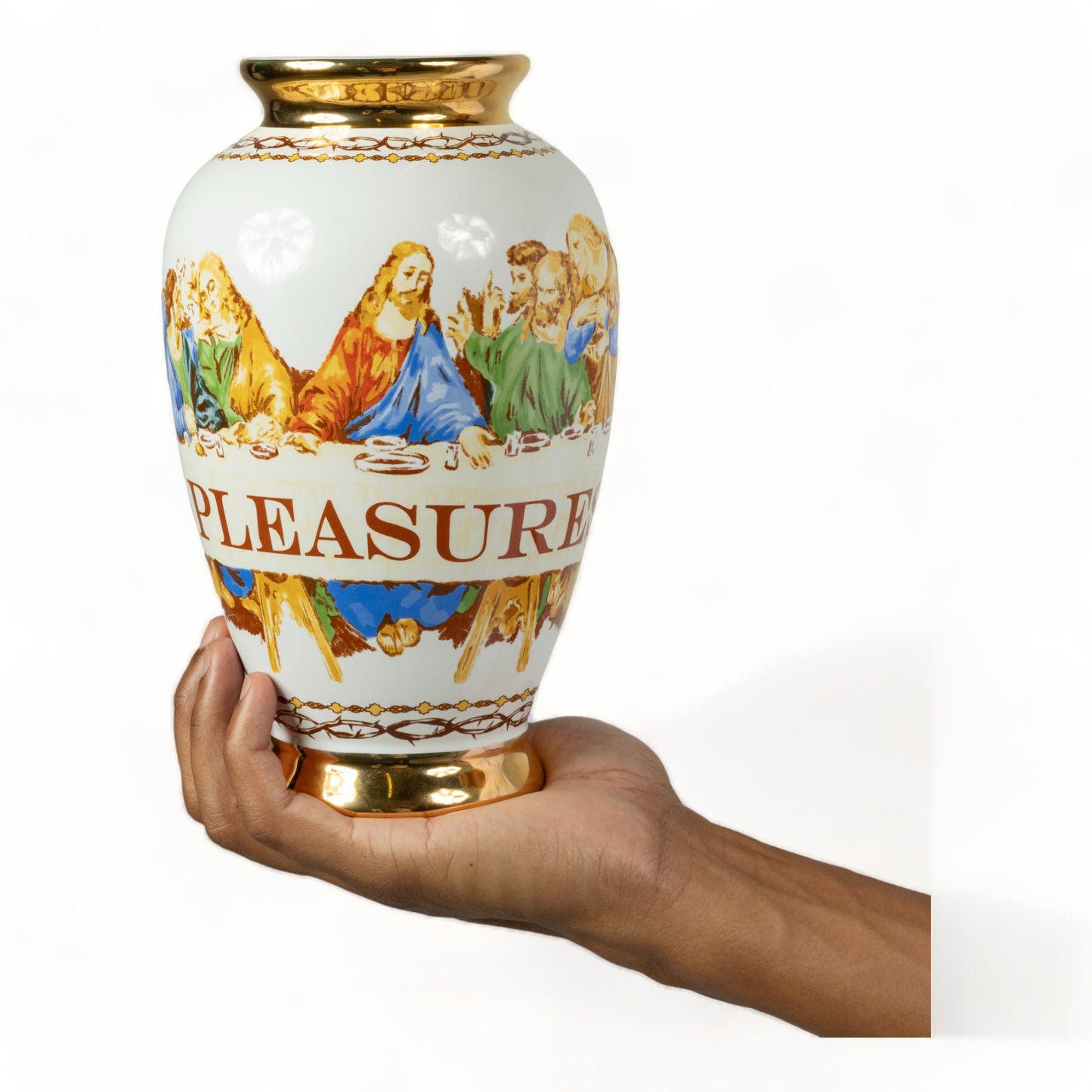 PLEASURES SUPPER CERAMIC VASE