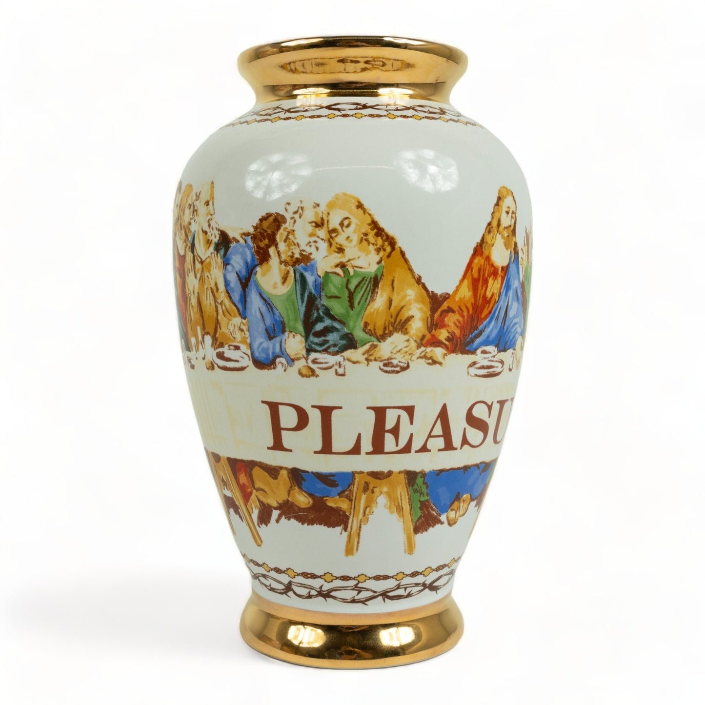 PLEASURES SUPPER CERAMIC VASE