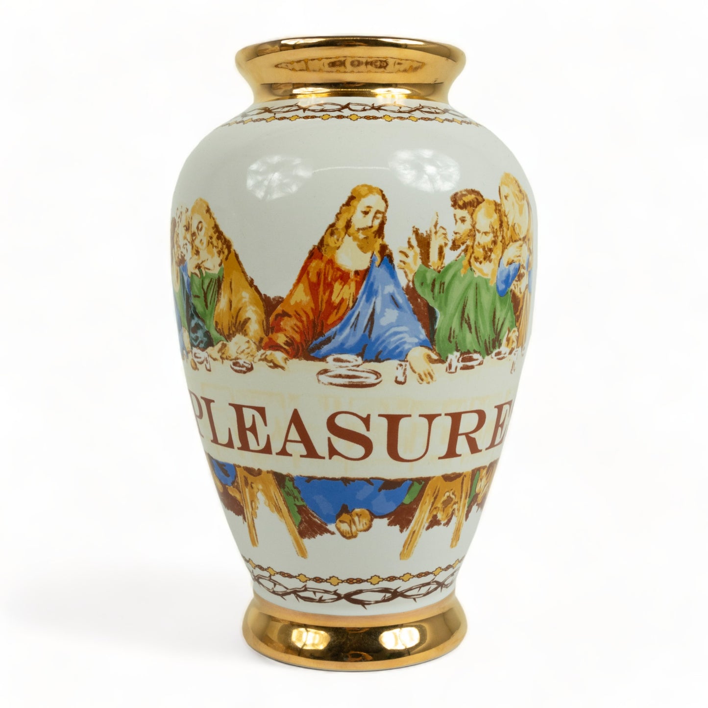 PLEASURES SUPPER CERAMIC VASE