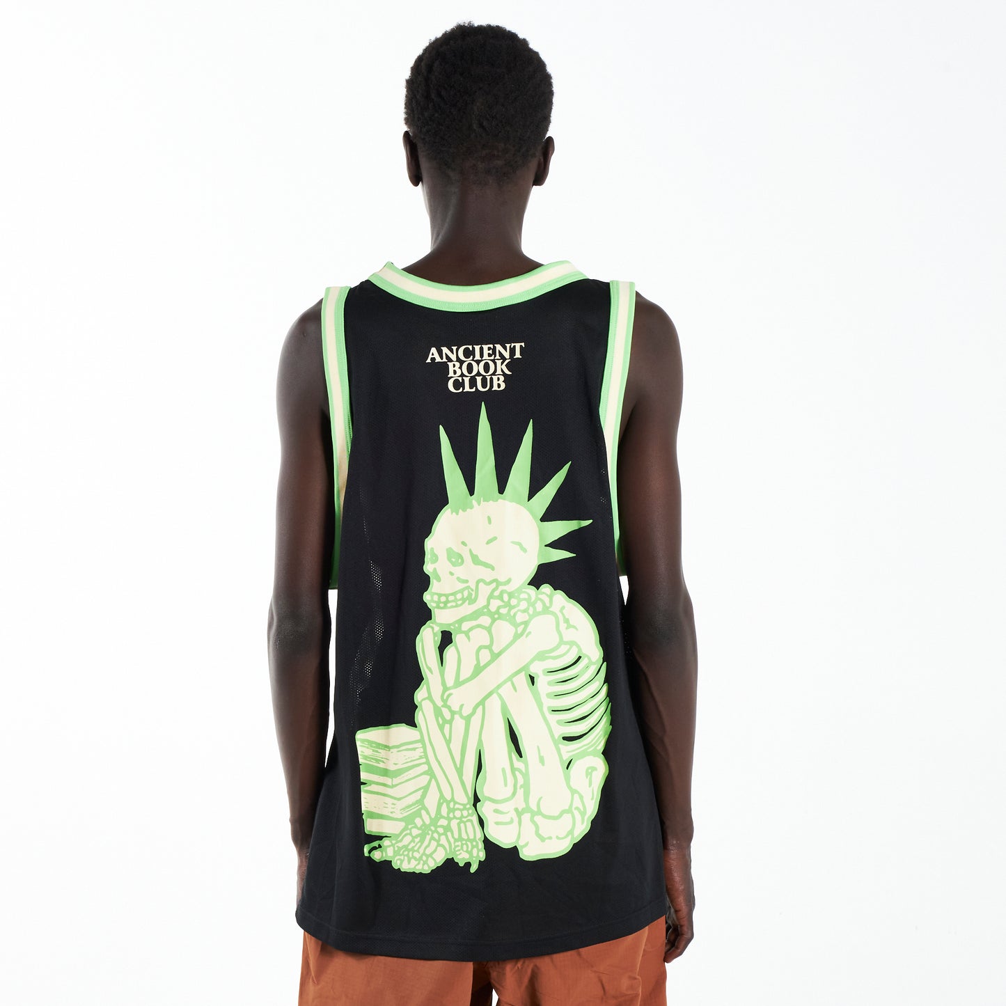 PLEASURES GRIM BASKETBALL JERSEY - deviceone