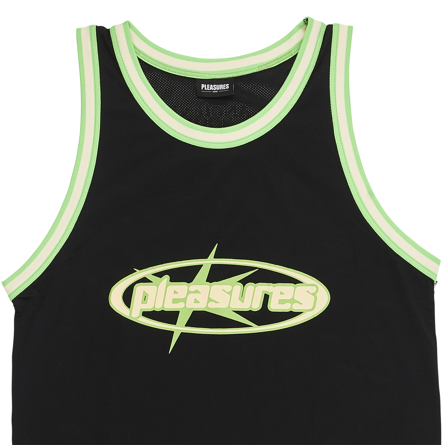PLEASURES GRIM BASKETBALL JERSEY - deviceone