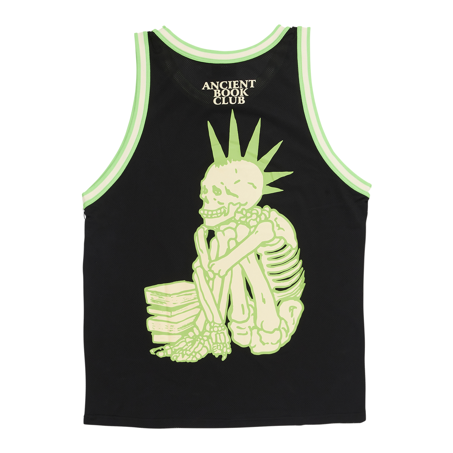 PLEASURES GRIM BASKETBALL JERSEY - deviceone