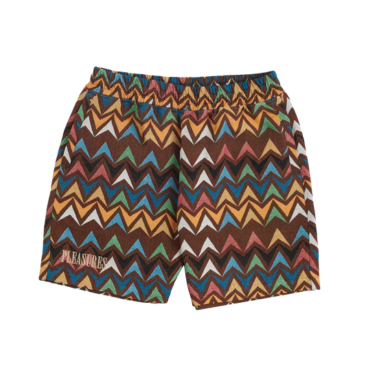 PLEASURES BASKET WOVEN SHORTS - deviceone