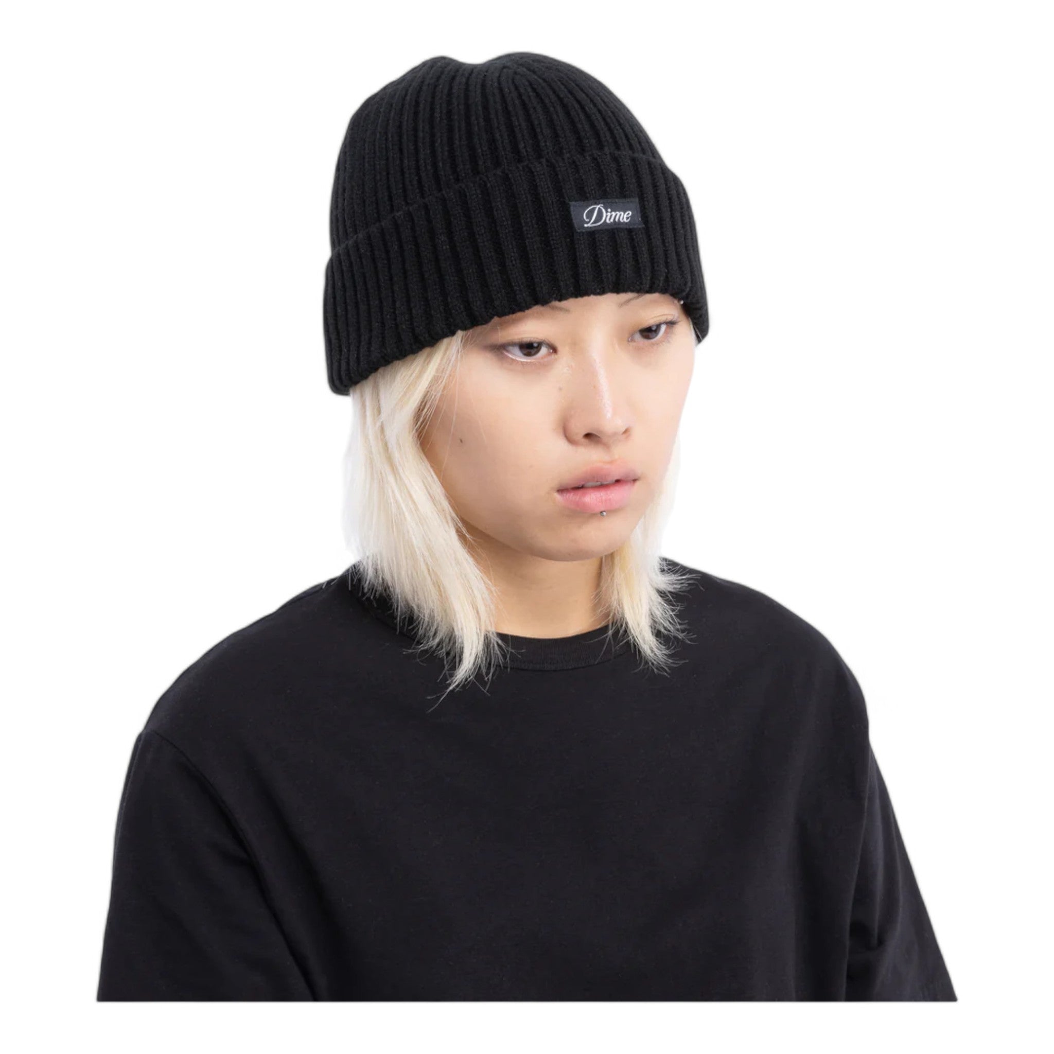 Dime Cursive Fold Beanie