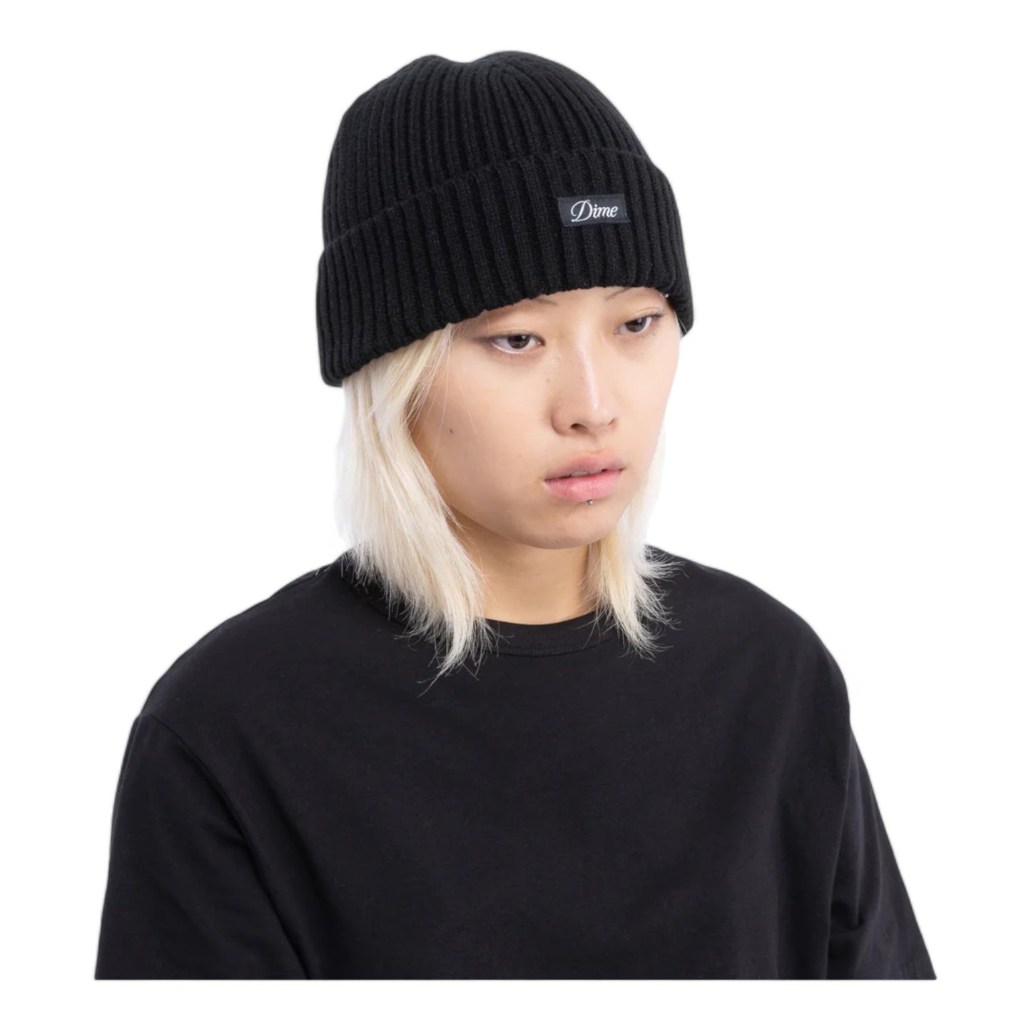 DIME CURSIVE FOLD BEANIE