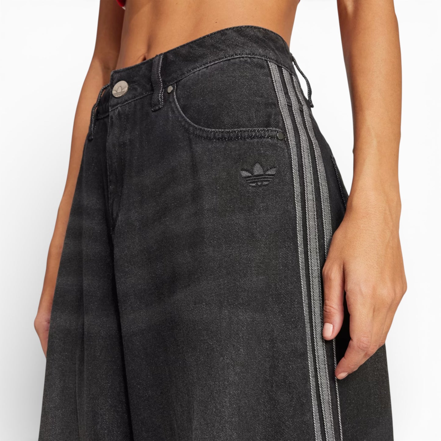 ADIDAS DENIM WIDE PANT