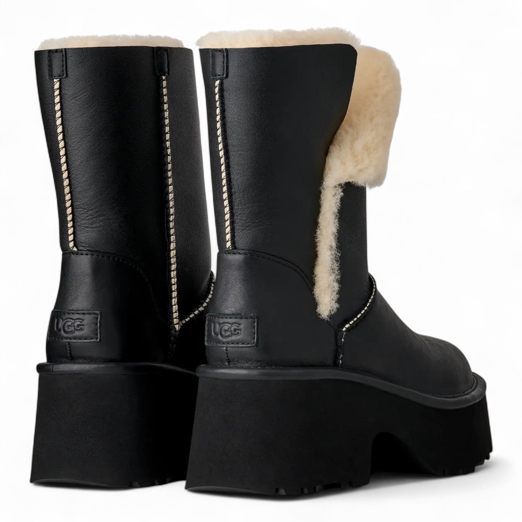 Womens Ugg Classic Esmee Leather Boot