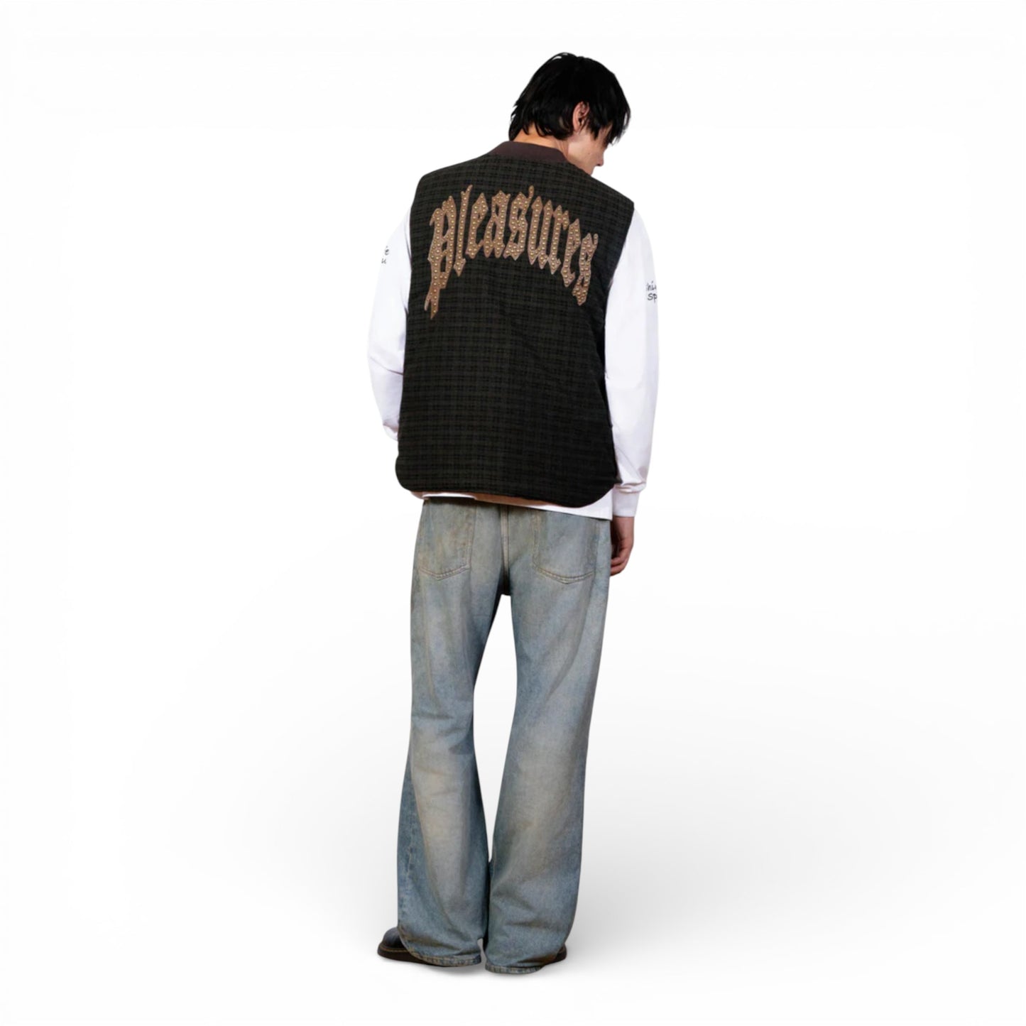 PLEASURES HORNS DENIM VEST