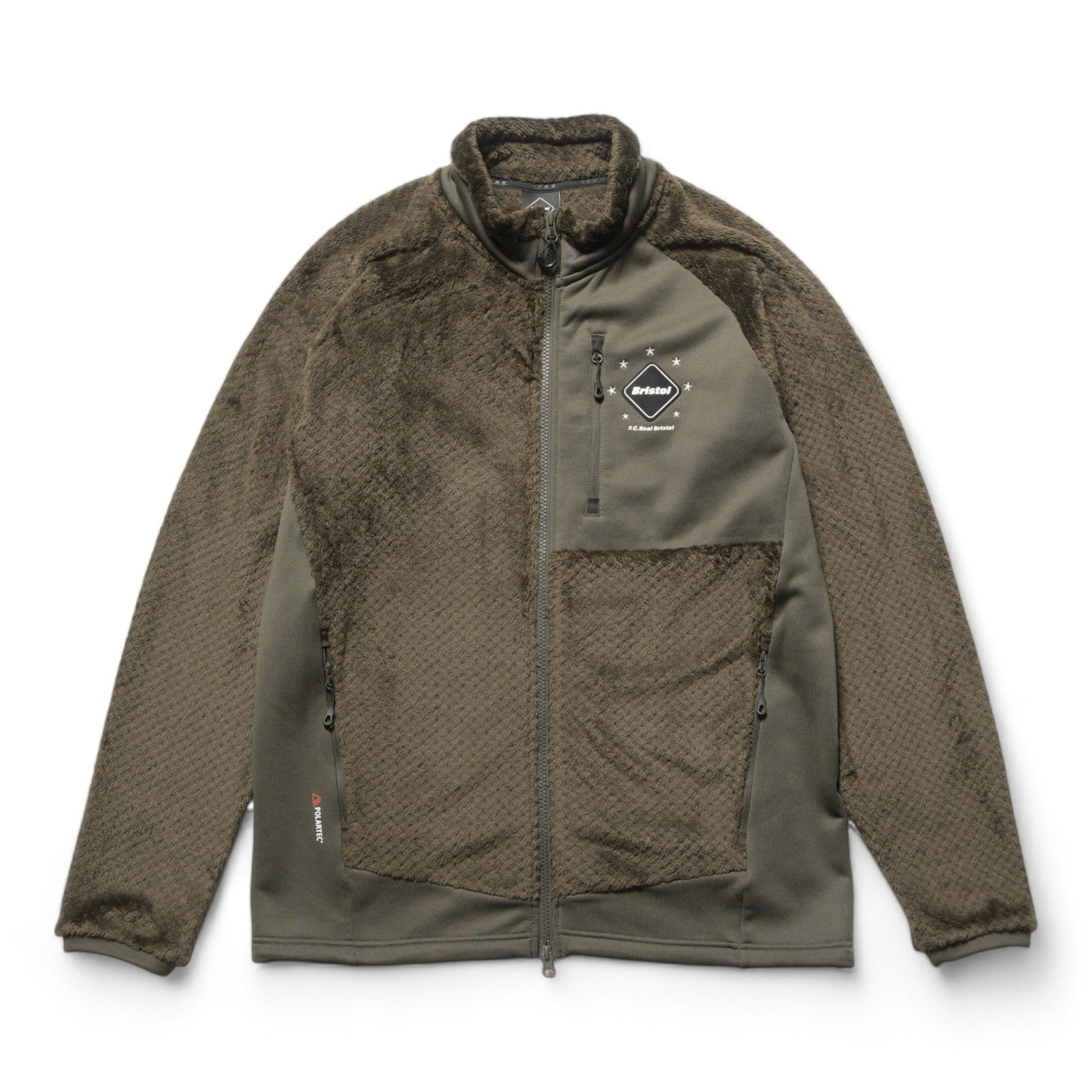 F.c Real Bristol Polartec Hybrid Stand Collar Jacket