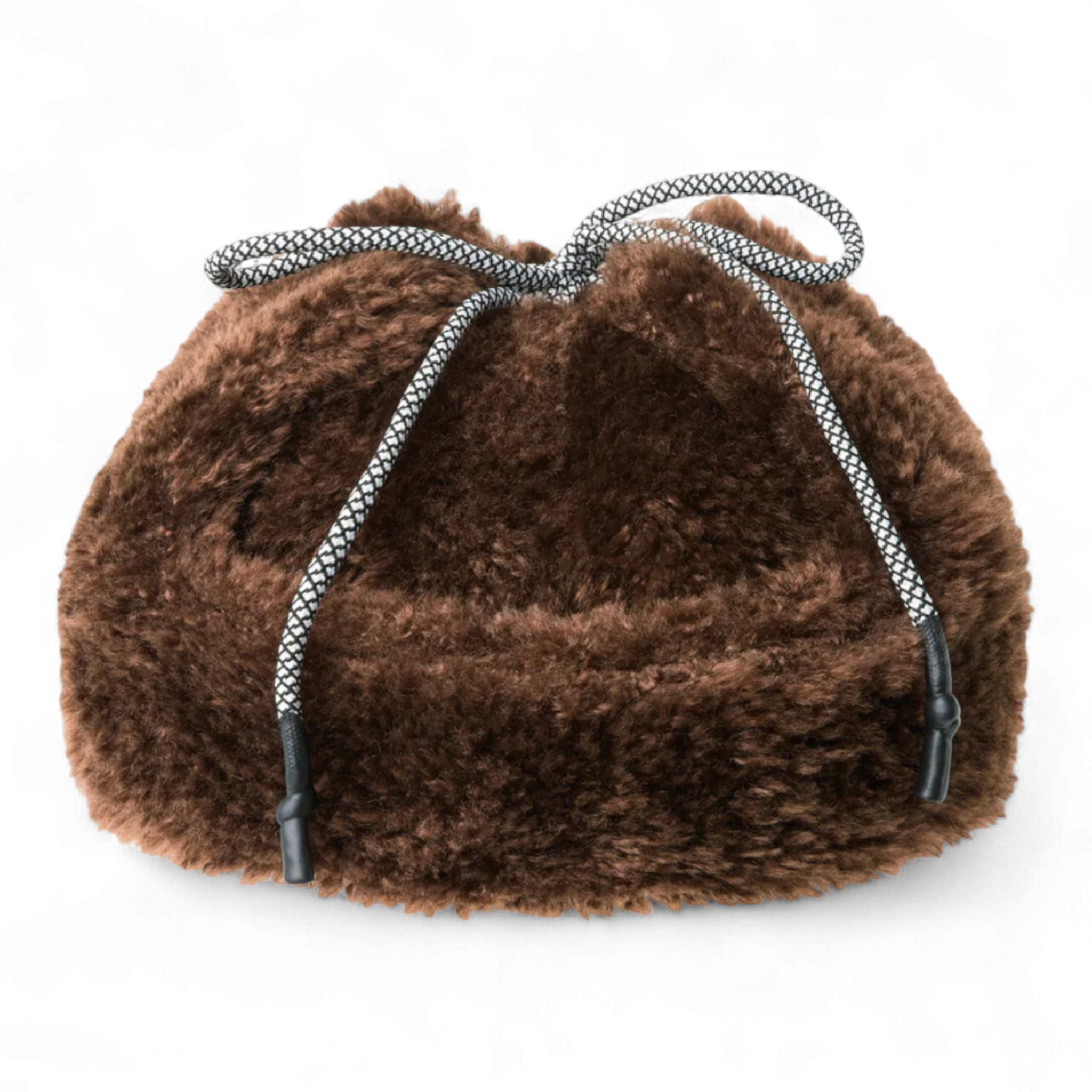 Kangol Faux Shearling Utility Flap Cap