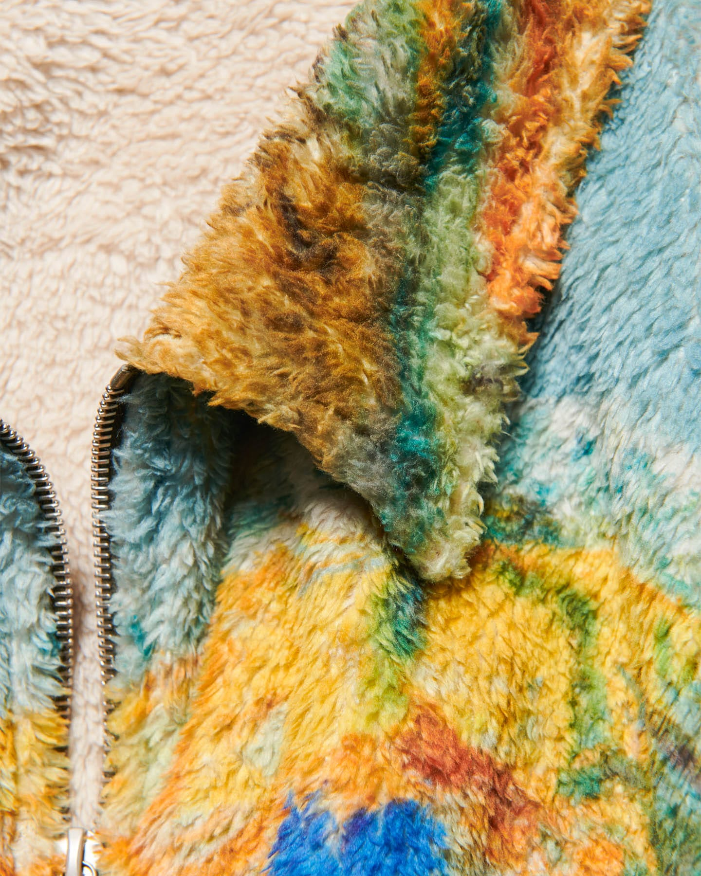 UNIFORM EXPERIMENT ASGER JORN: PAINTING FLEECE BLOUSON