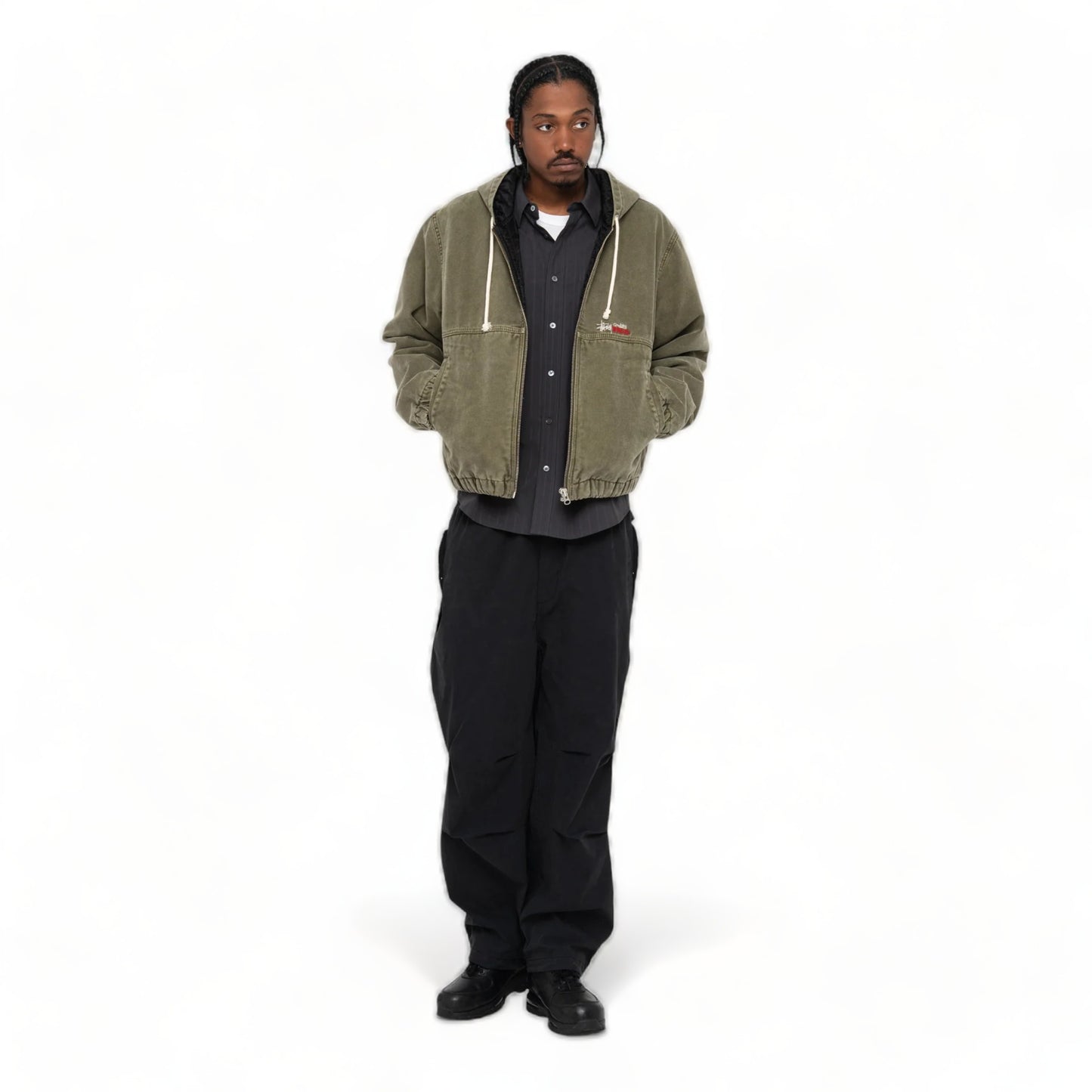 STUSSY WORK JACKET INSULATED CANVAS