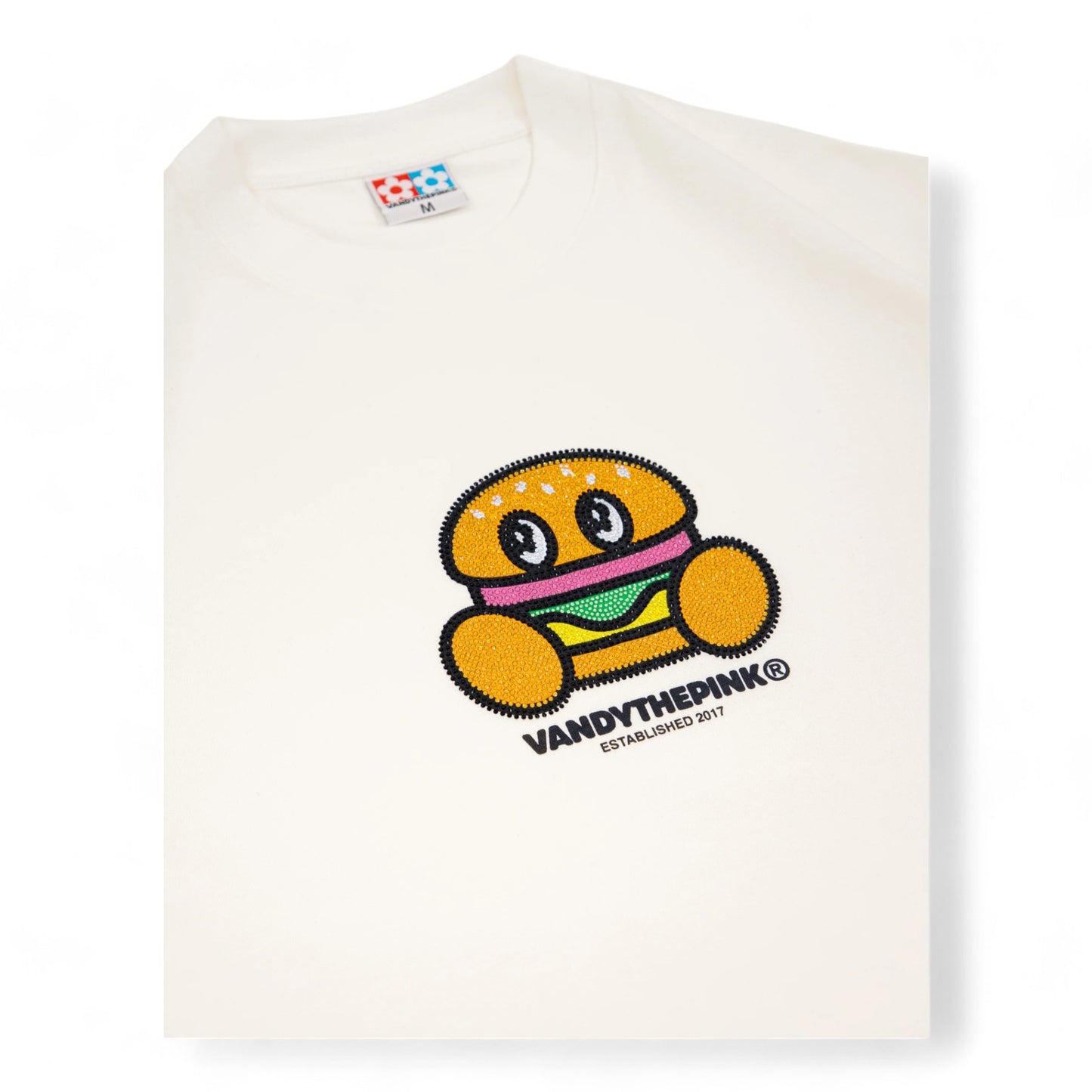 VANDY THE PINK CRYSTAL BURGER TEE