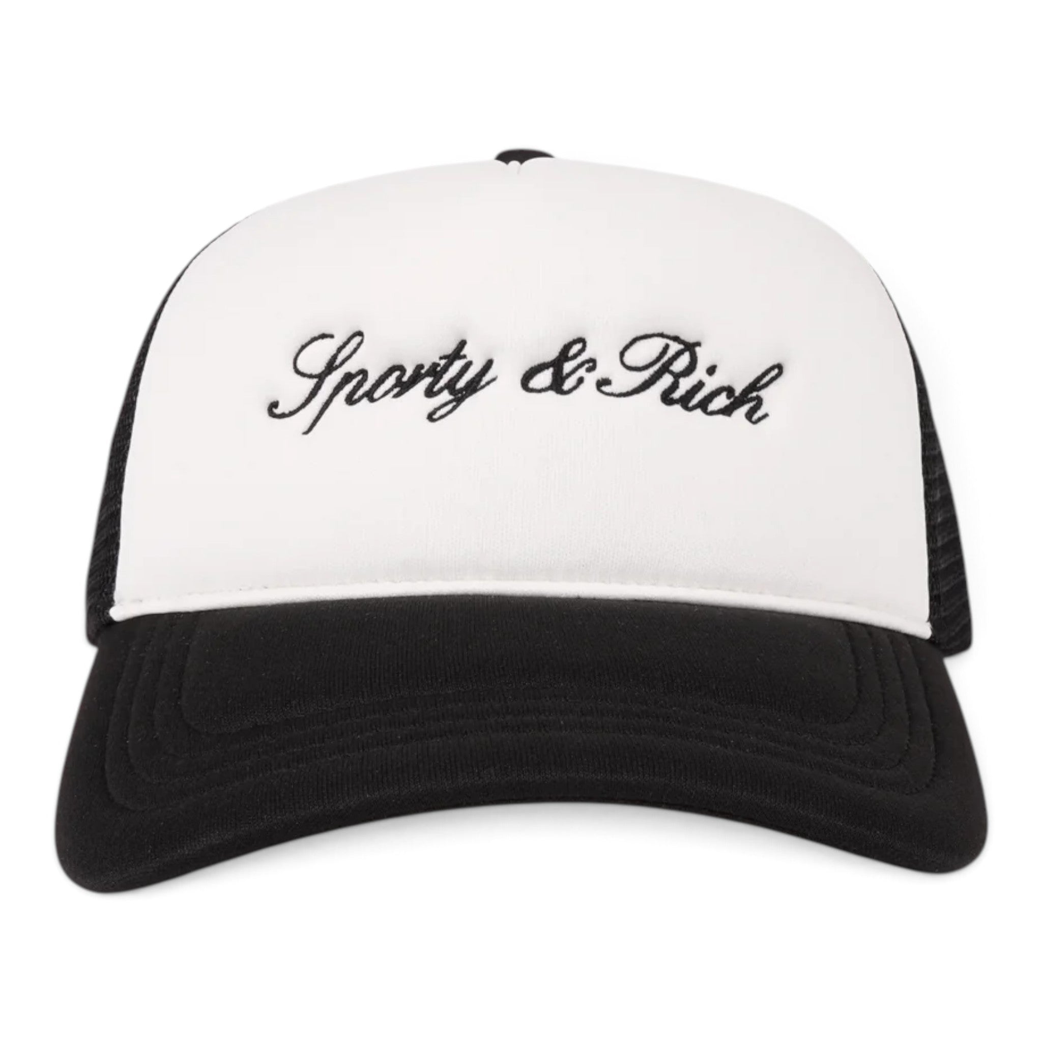 Sporty & Rich Signature Logo Trucker Hat