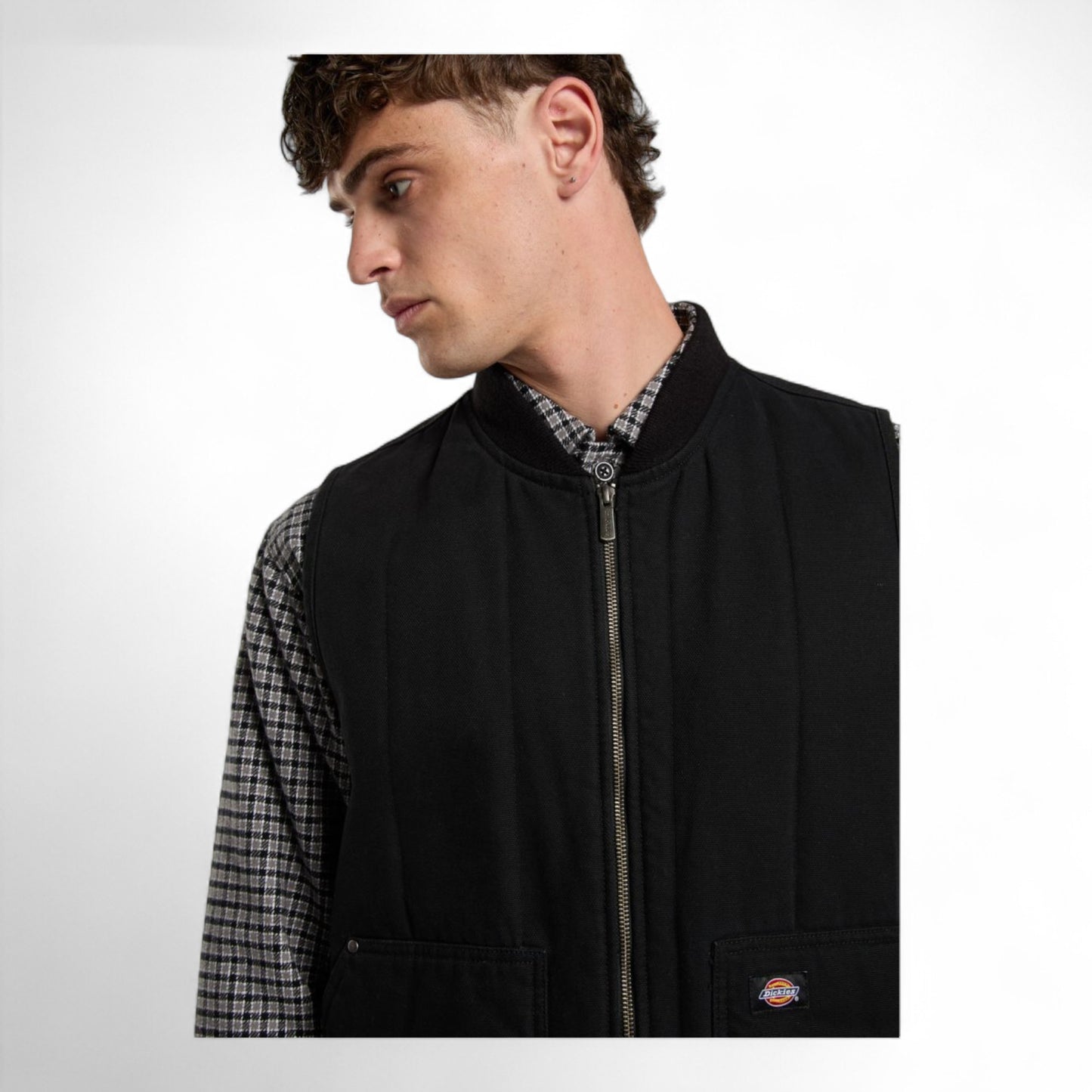 DICKIES QUILTED CANVAS VEST