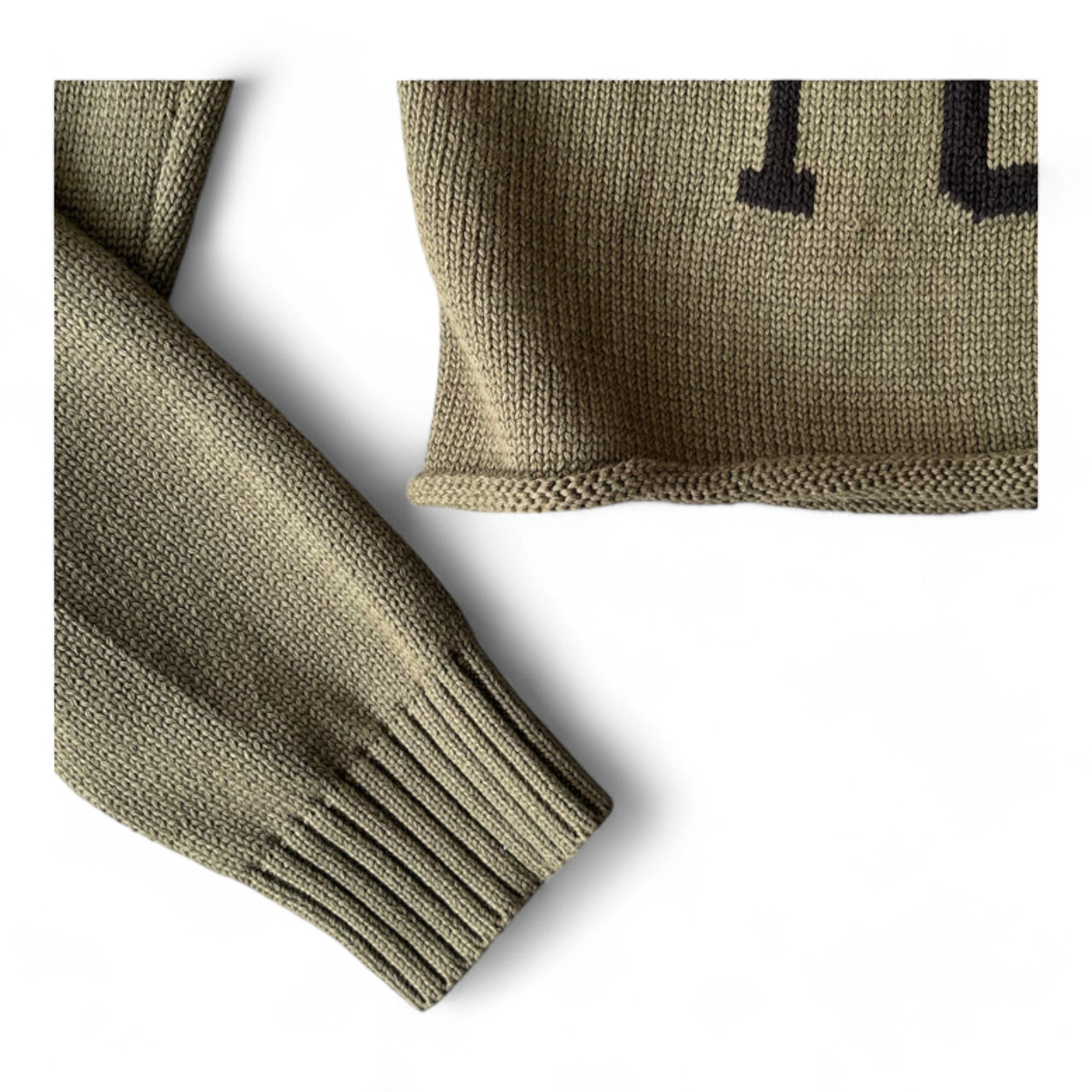BASKETCASE GALLERY RAW COLLEGE KNIT SWEATER – deviceone