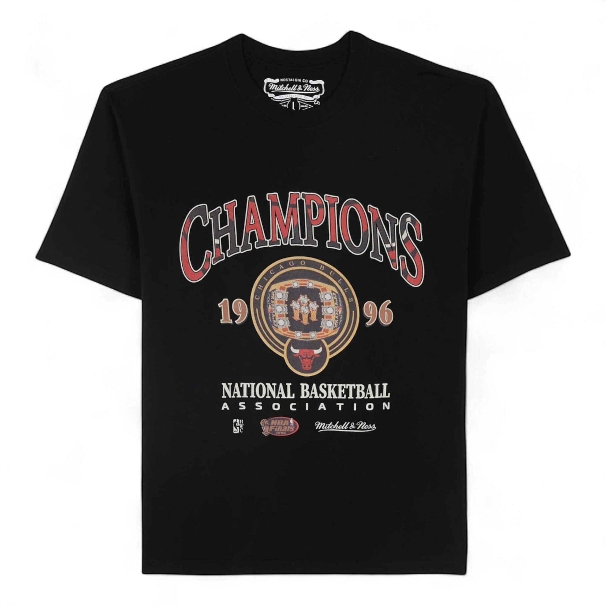 Mitchell & Ness Nba Championship Ring Tshirt Bulls 1996 Chicago Bulls T-shirt