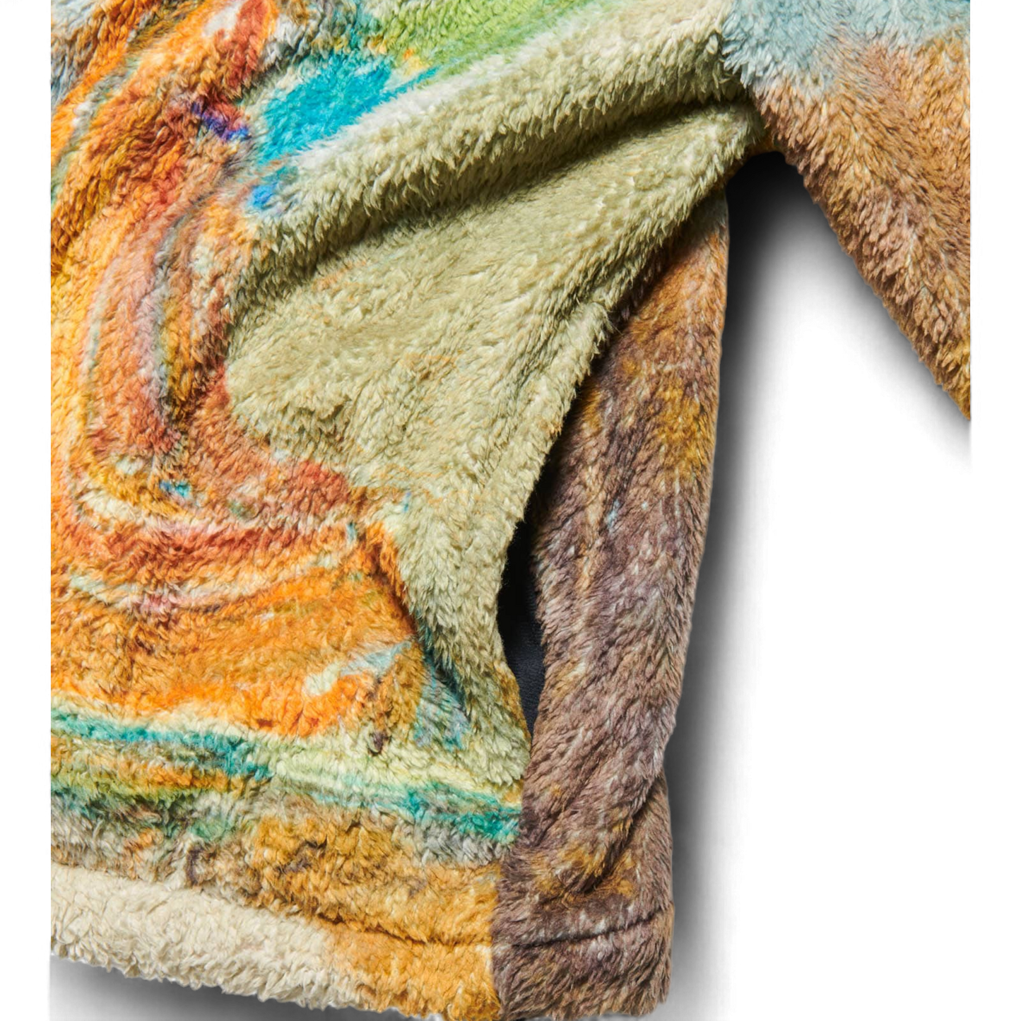 UNIFORM EXPERIMENT ASGER JORN: PAINTING FLEECE BLOUSON