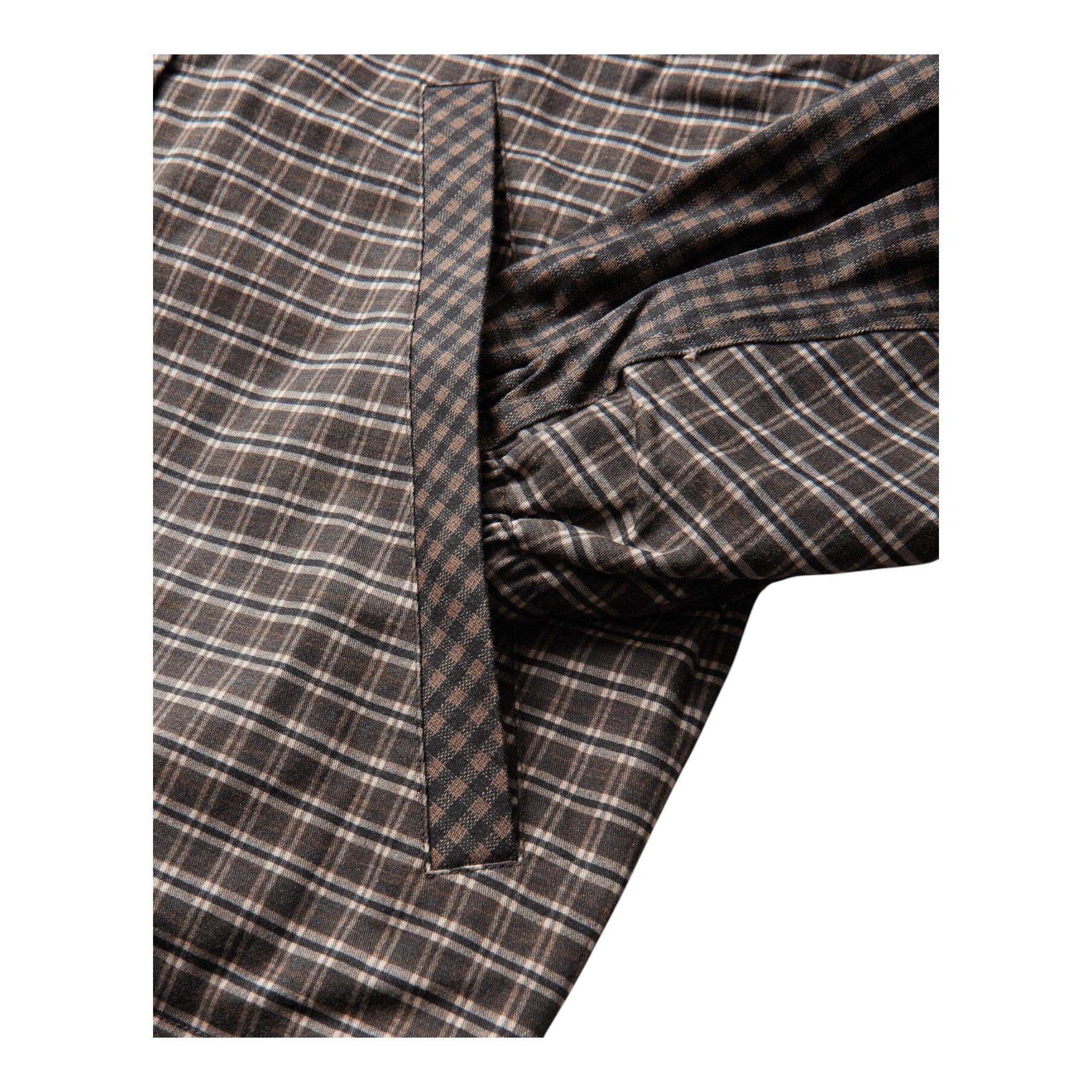 Umbro Double Plaid Overshirt Dark Brown