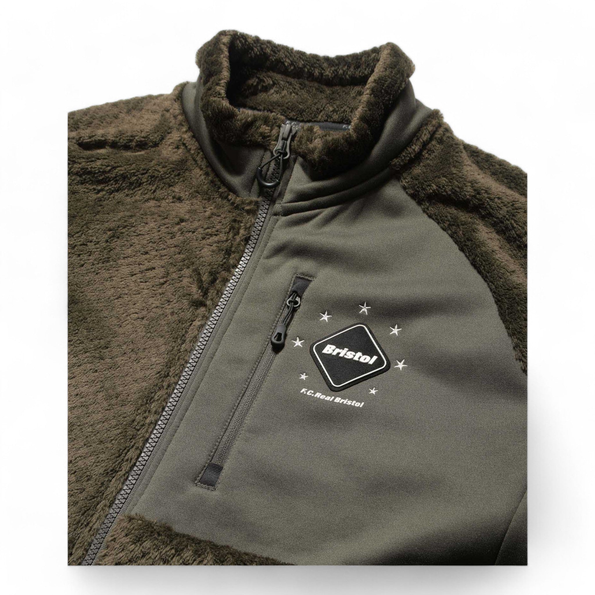 F.c Real Bristol Polartec Hybrid Stand Collar Jacket