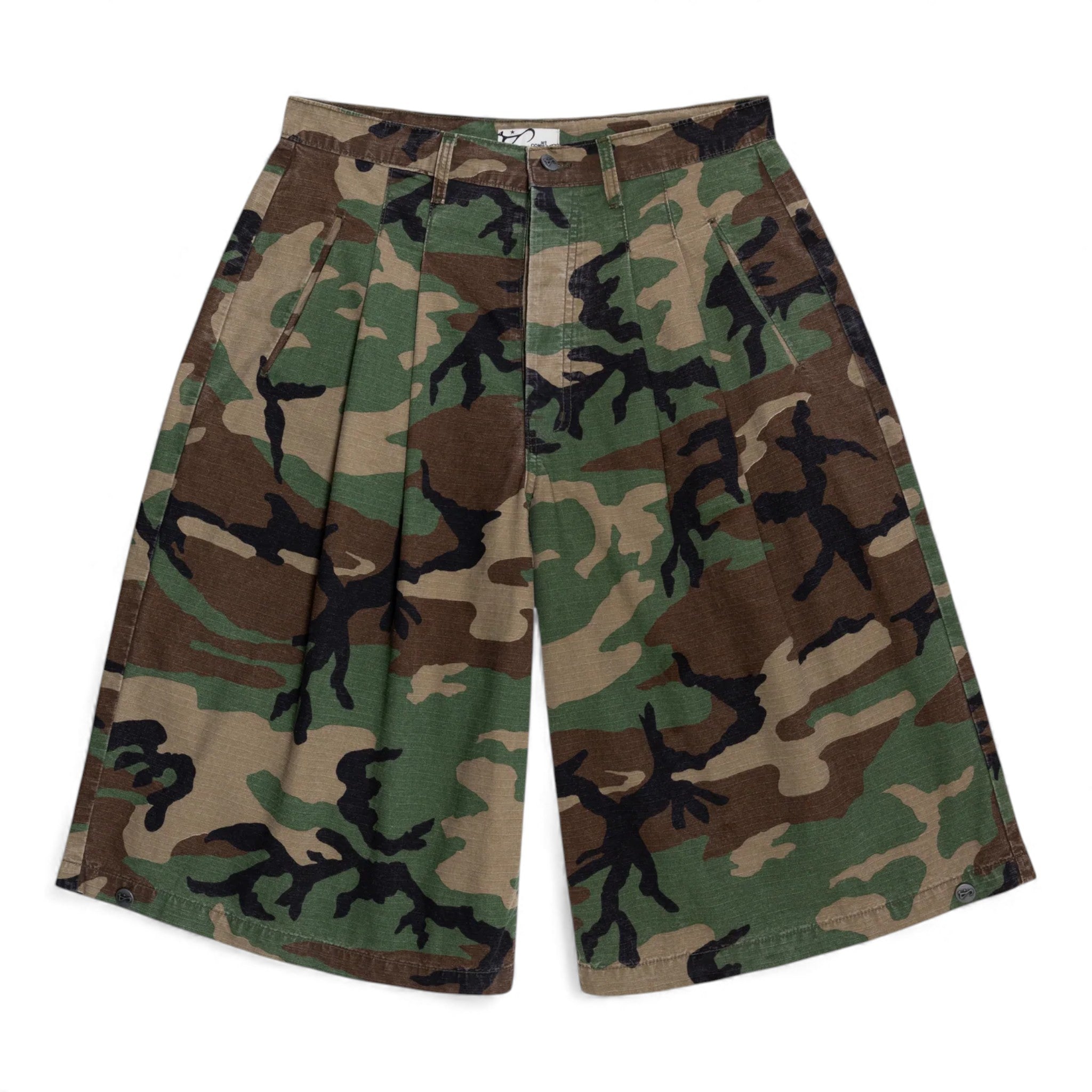 Art Community Washed Camo Diptych Jort