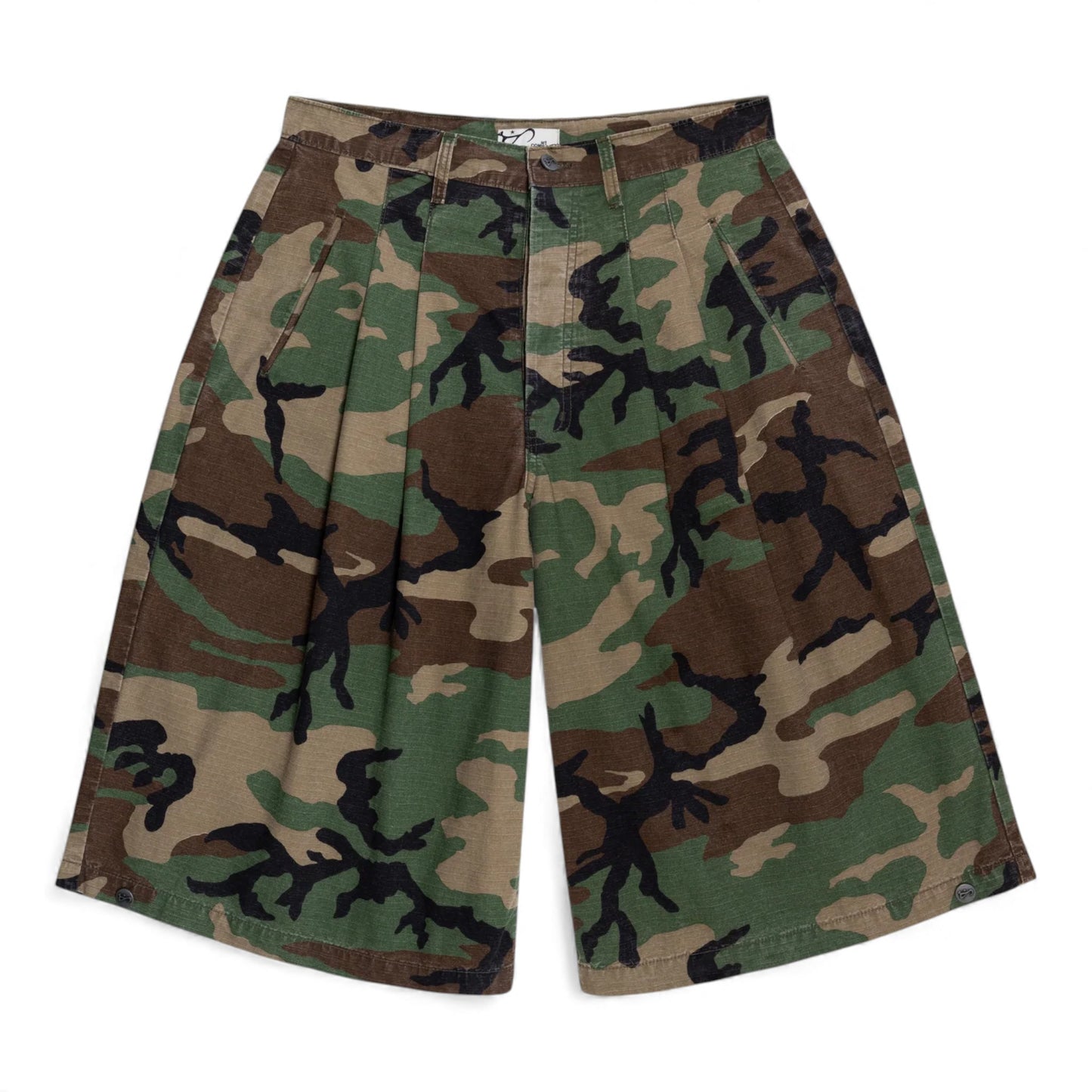 ART COMMUNITY WASHED CAMO DIPTYCH JORT