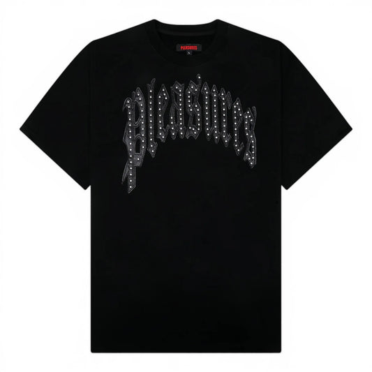 PLEASURES TWITCH STUDDED CREWNECK