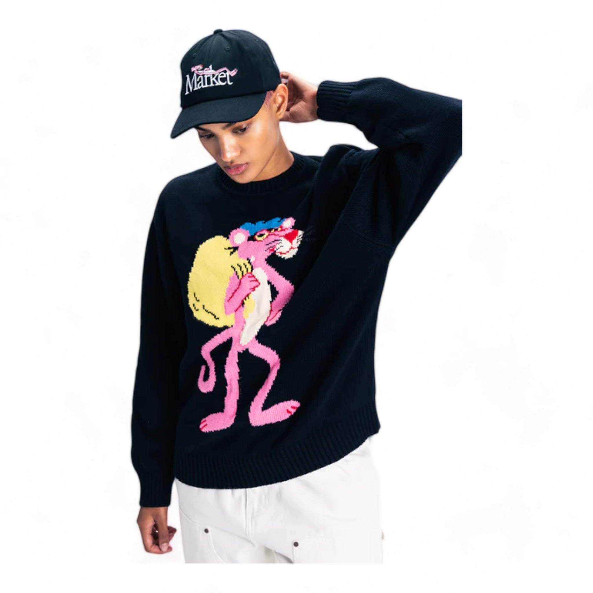 Market Pink Panther Sleepy 6 Panel Hat