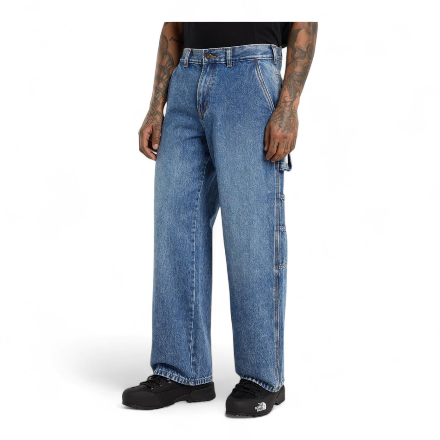 DICKIES LOOSE DENIM PAINTER PANTS