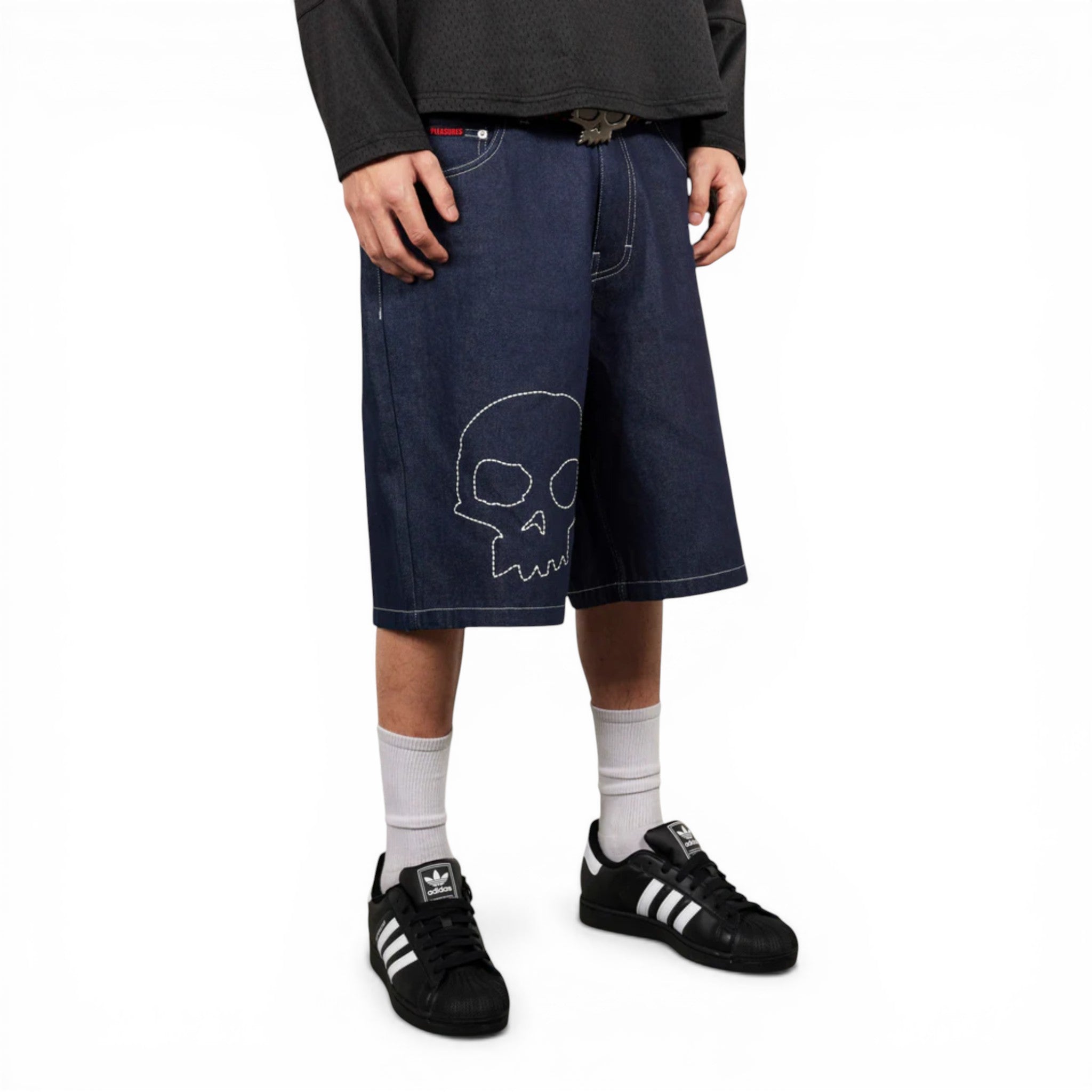 Pleasures Skull Jorts