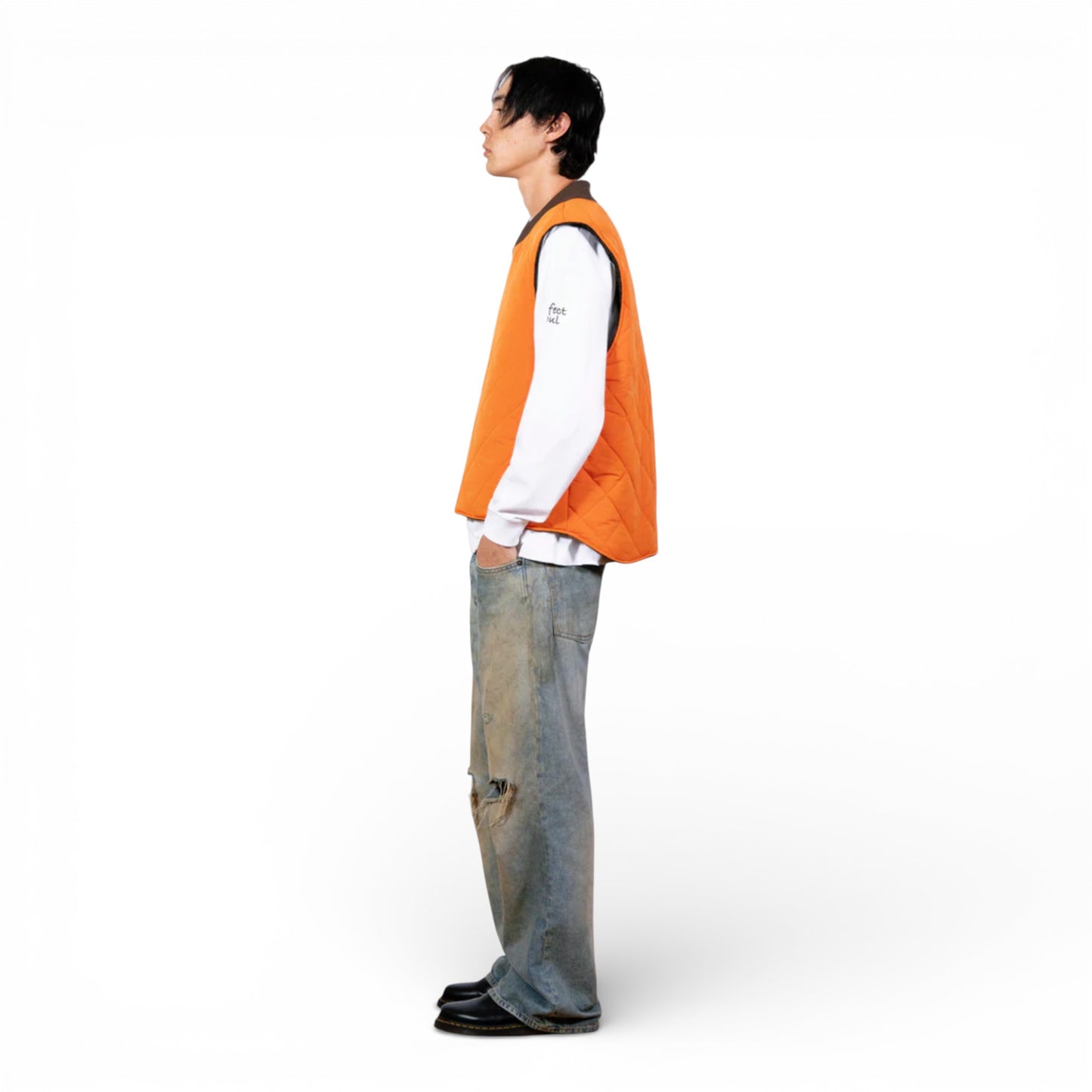 PLEASURES HORNS DENIM VEST