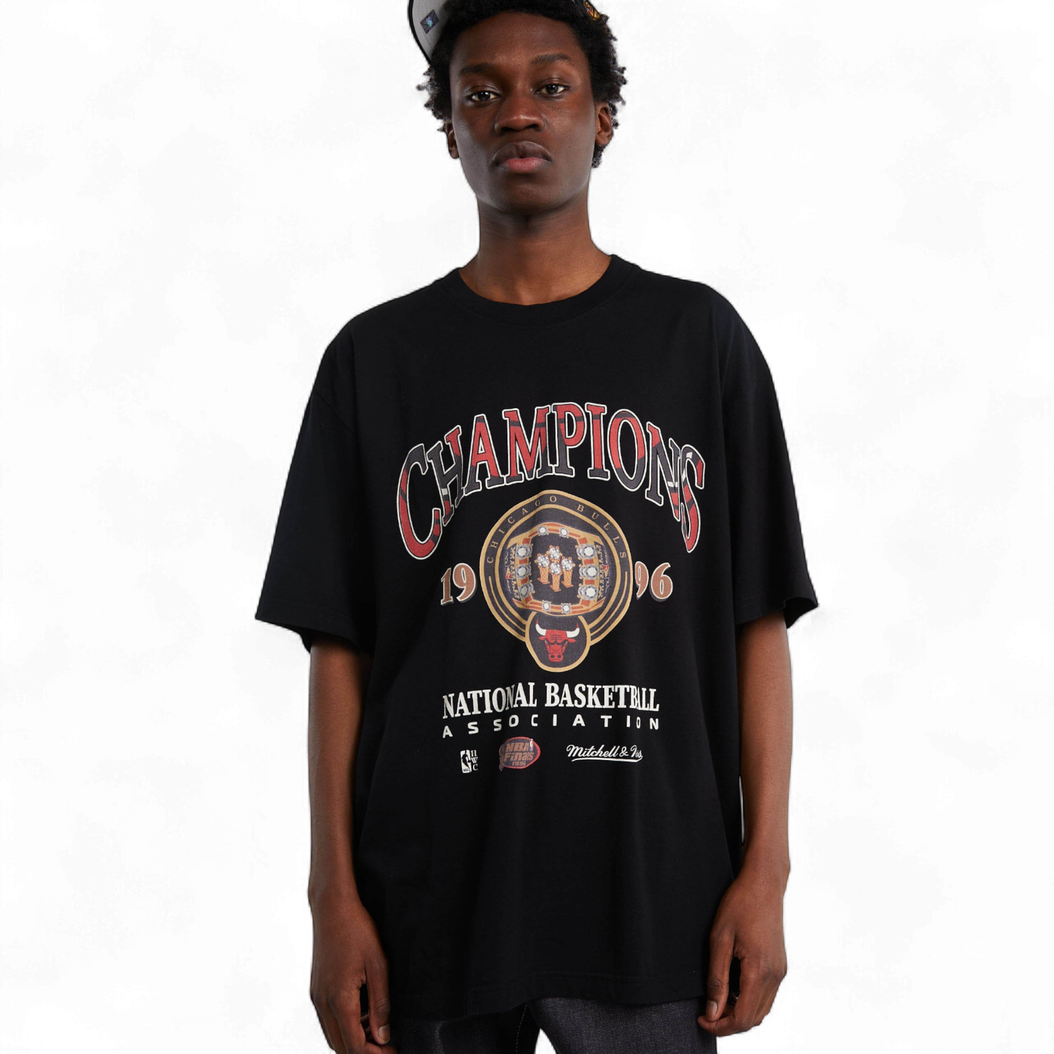 Mitchell & Ness Nba Championship Ring Tshirt Bulls 1996 Chicago Bulls T-shirt