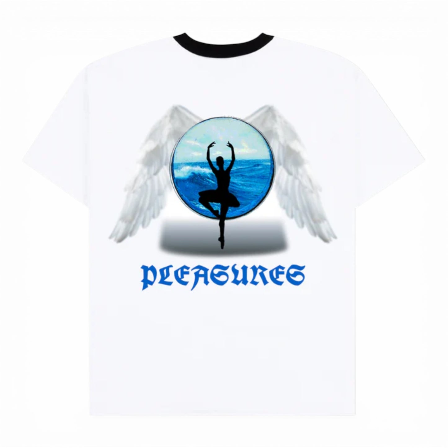 PLEASURES ANGEL PLACE RINGER T-SHIRT