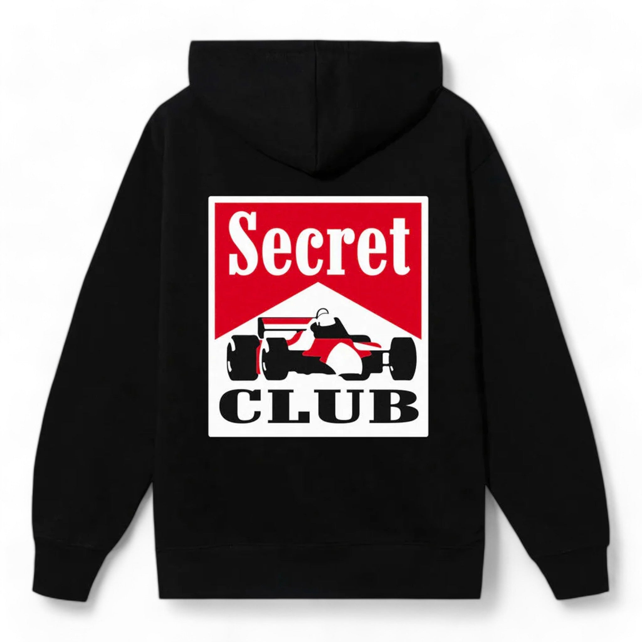 Market Secret Club Mens Racing Hoodie