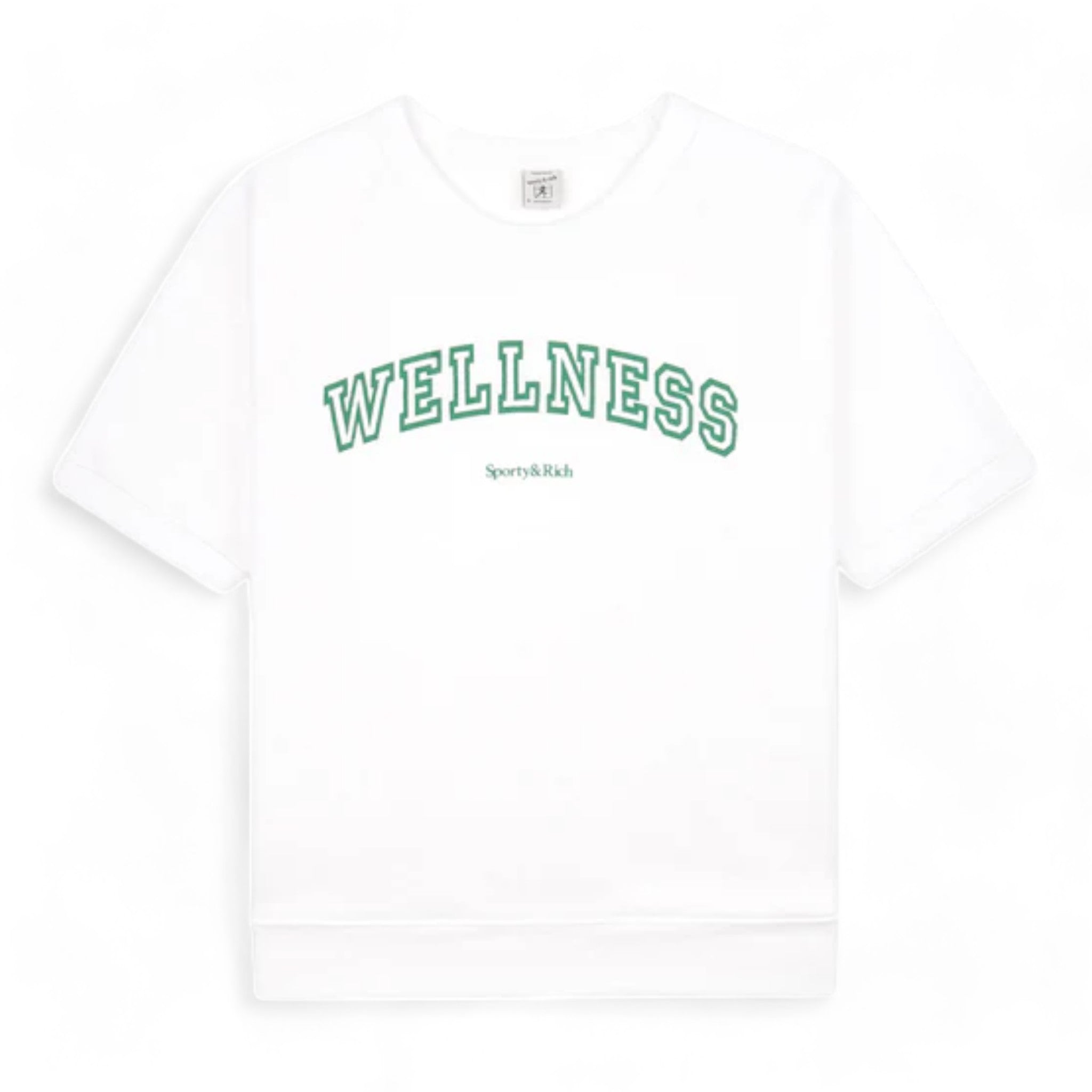 Sporty & Rich Wellness Ivy Short Sleeve Soft Crewneck