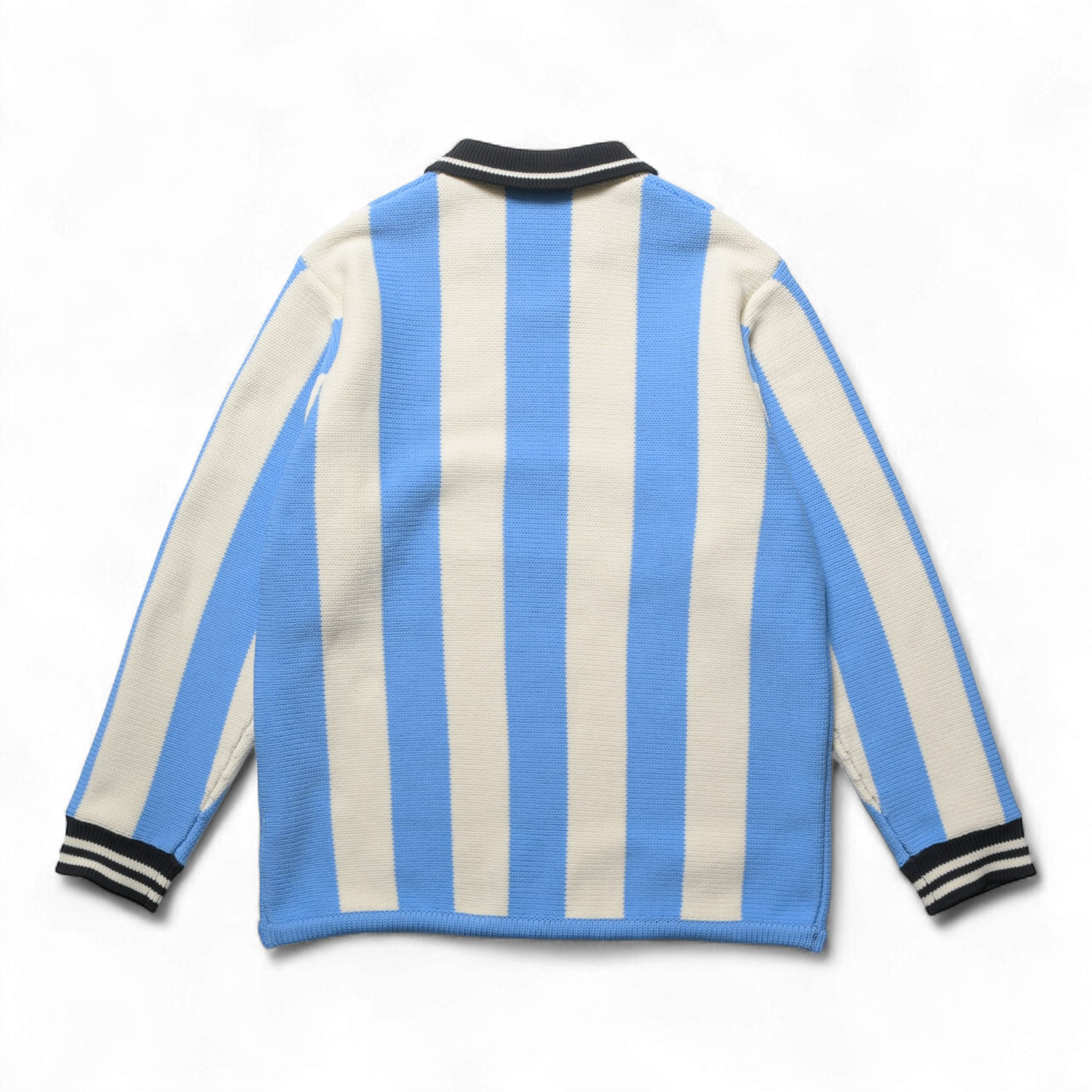 F.c Real Bristol Stripe Knit Shirt