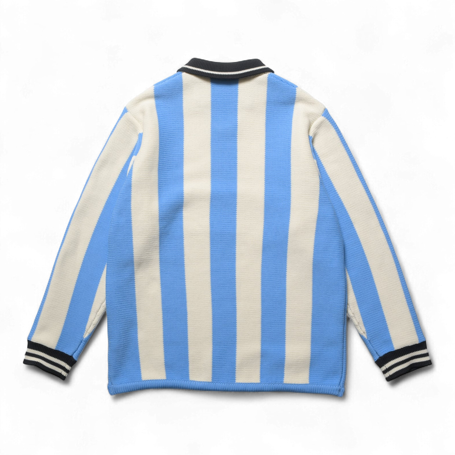 F.C REAL BRISTOL STRIPE KNIT SHIRT