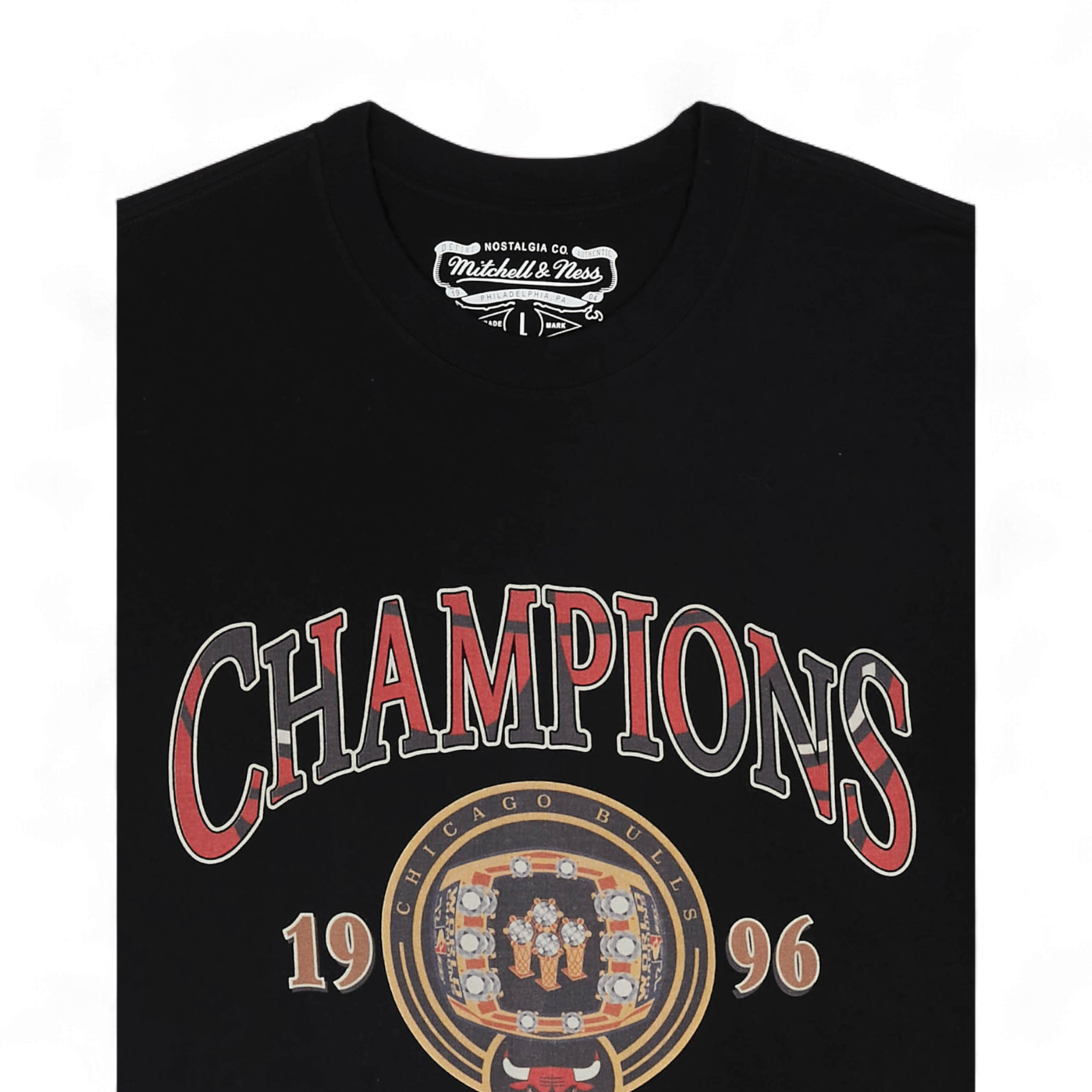 Mitchell & Ness Nba Championship Ring Tshirt Bulls 1996 Chicago Bulls T-shirt