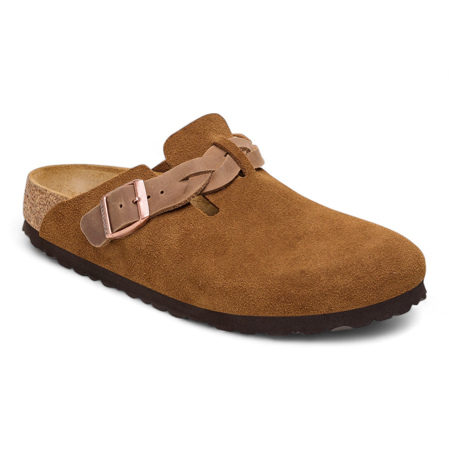 BIRKENSTOCK BOSTON BRAIDED MINK