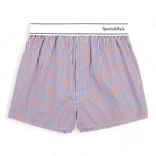 SPORTY & RICH SERIF LOGO BOXER SHORTS