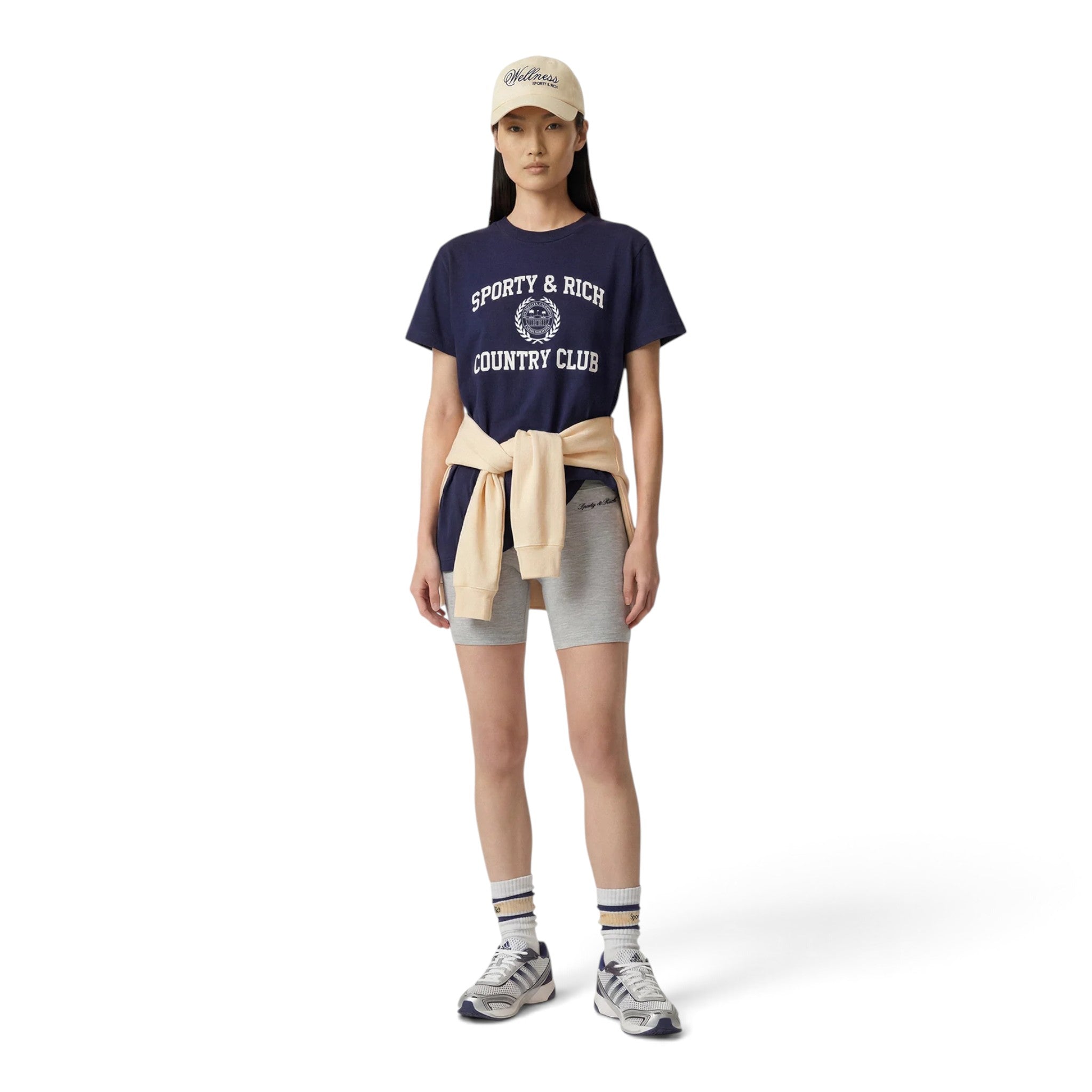 Sporty & Rich Varsity Crest Essential Tee