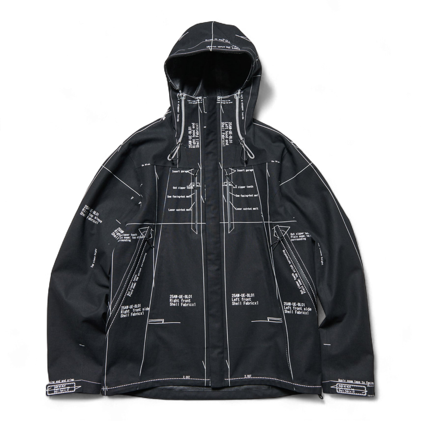 UNIFORM EXPERIMENT X FRAGMENT MAP-OUT 3-LAYER MOUNTAIN PARKA