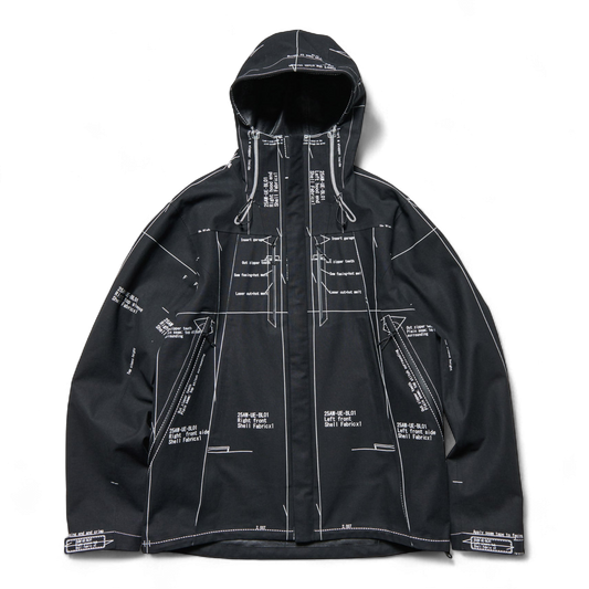 UNIFORM EXPERIMENT X FRAGMENT MAP-OUT 3-LAYER MOUNTAIN PARKA