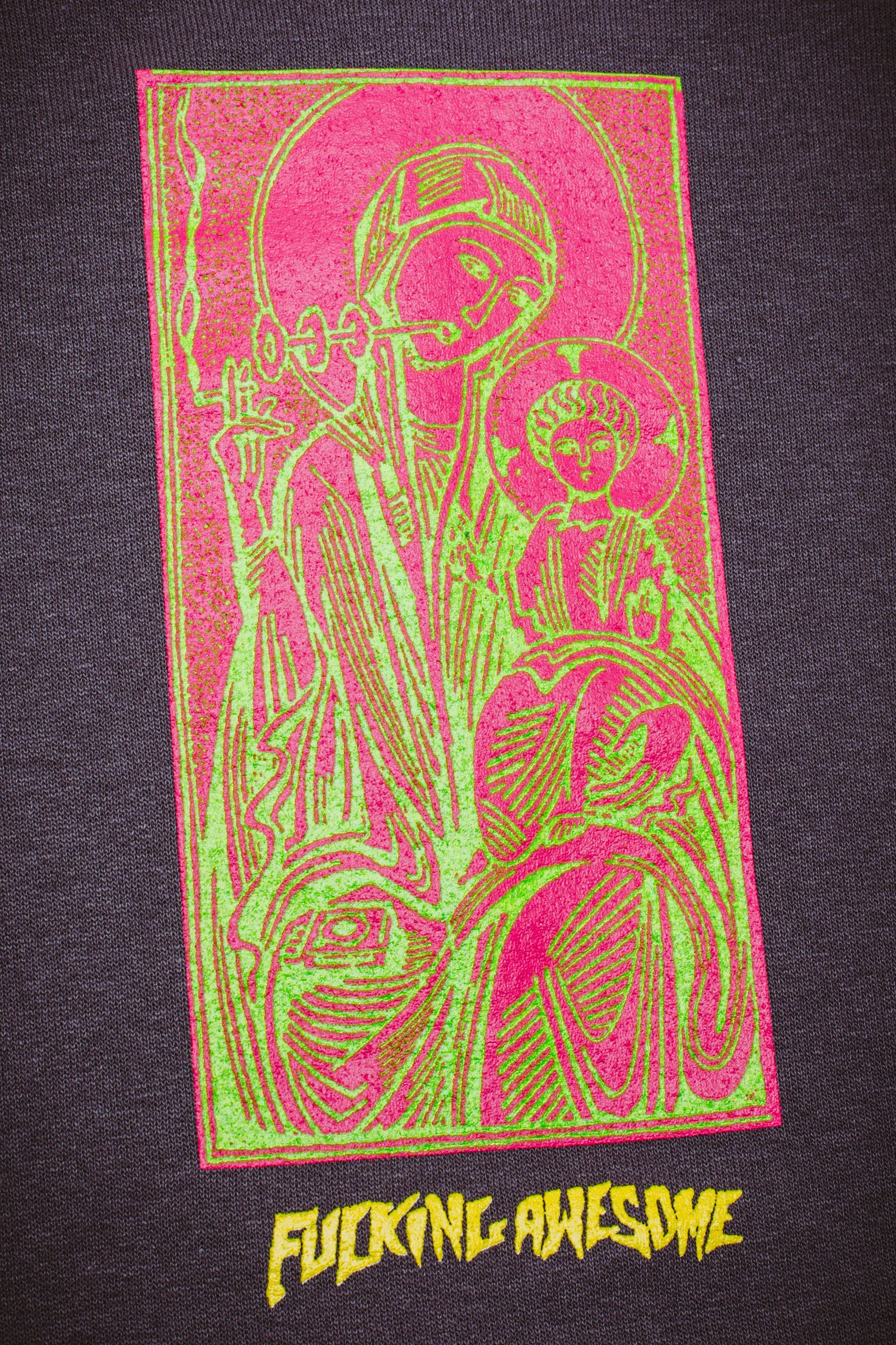 Fucking Awesome Hate The Pain Away Crewneck