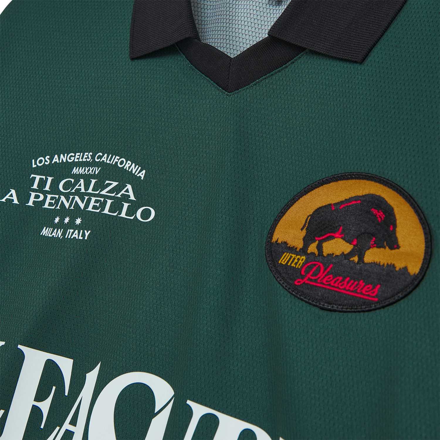 Pleasures X Iuter Carlo Soccer Jersey