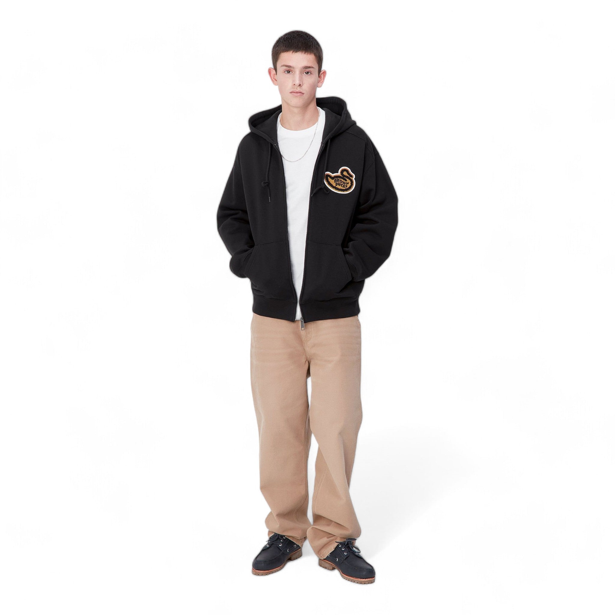 Carhartt WIP  Hooded Brown Ducks Jacket